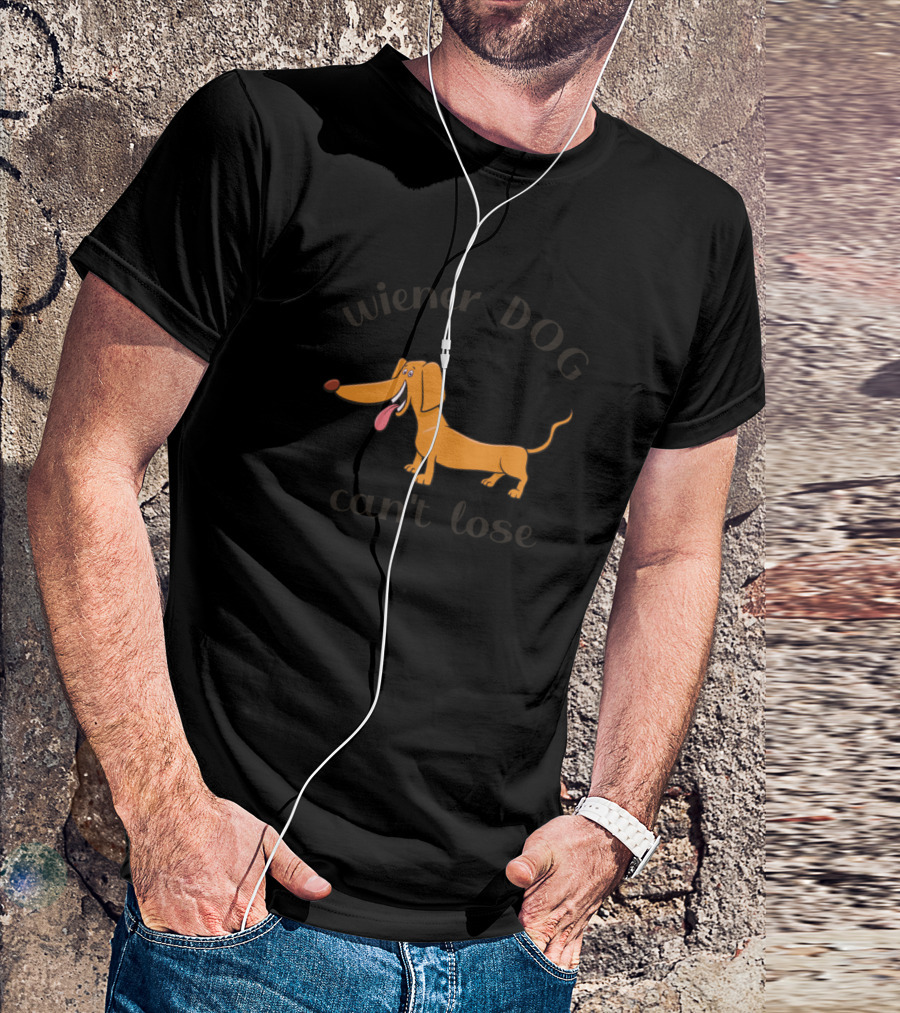 Wiener Dog Can't Lose Wiener Dog Meme T-Shirt