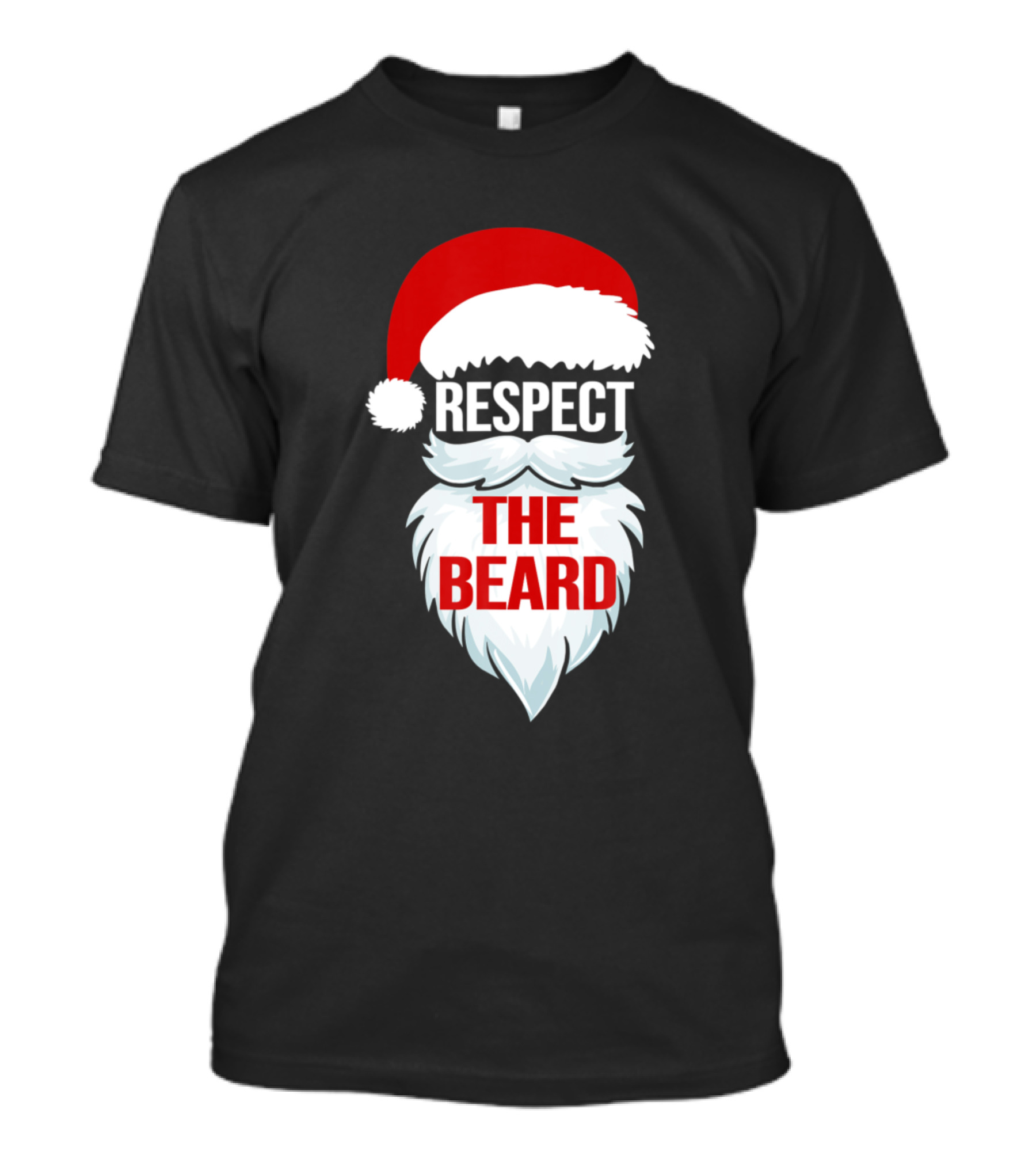 Respect The Beard Santa Claus T-Shirt