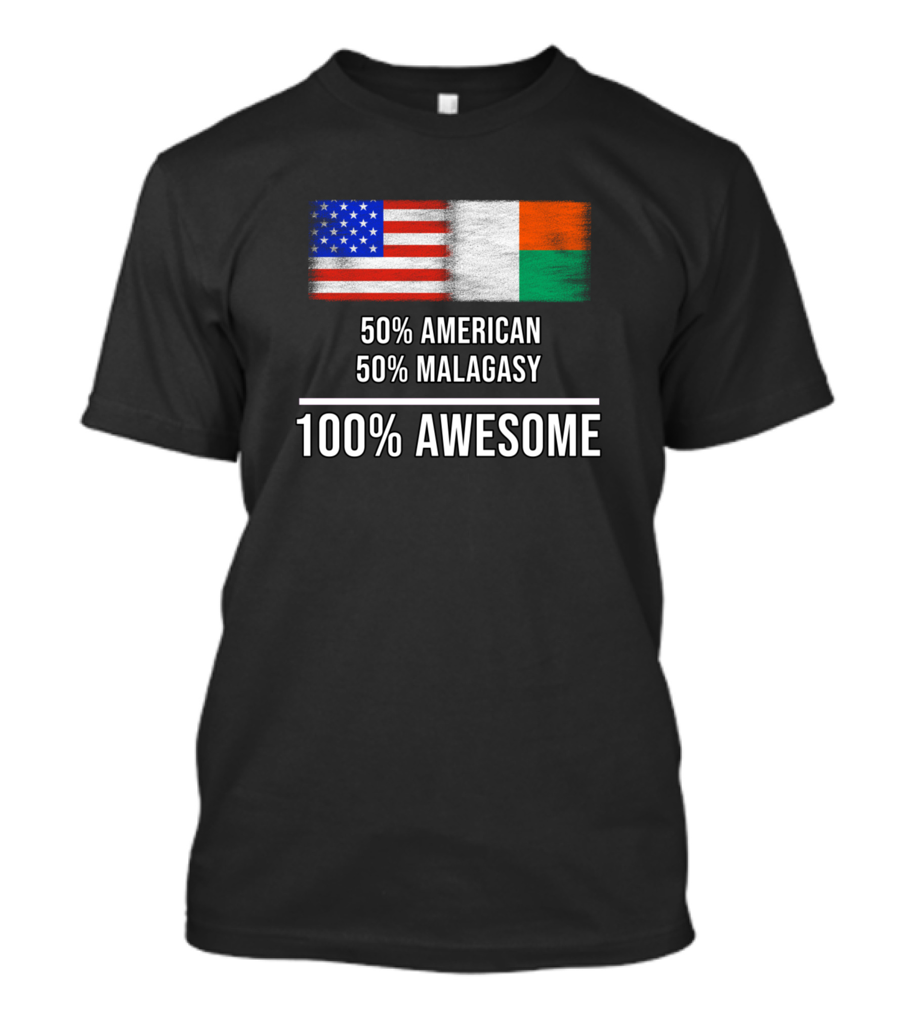 50 American 50 Malagasy 100 Awesome T-Shirt