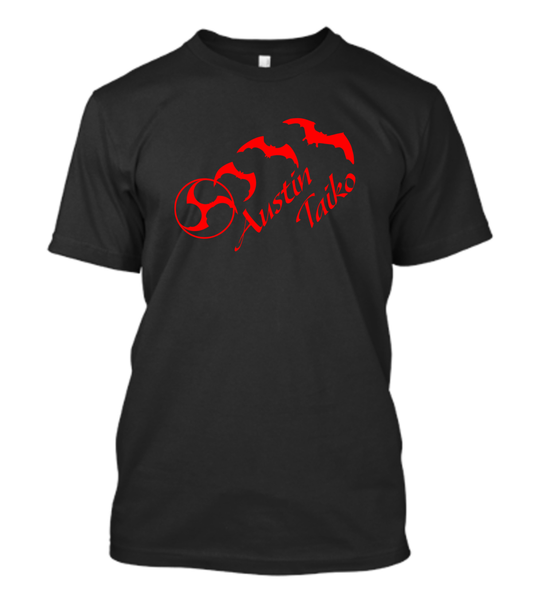 Austin Taiko Mitsudomoe Bats Red T-Shirt
