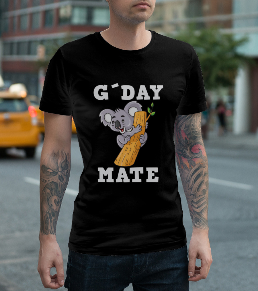 G'Day Mate Koala Australia Day T-Shirt