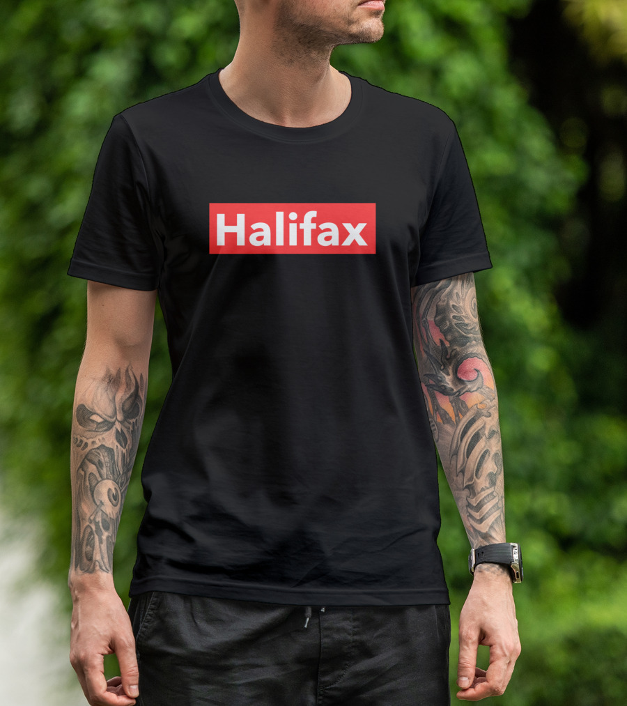 Halifax Red Box Style Branding T-Shirt