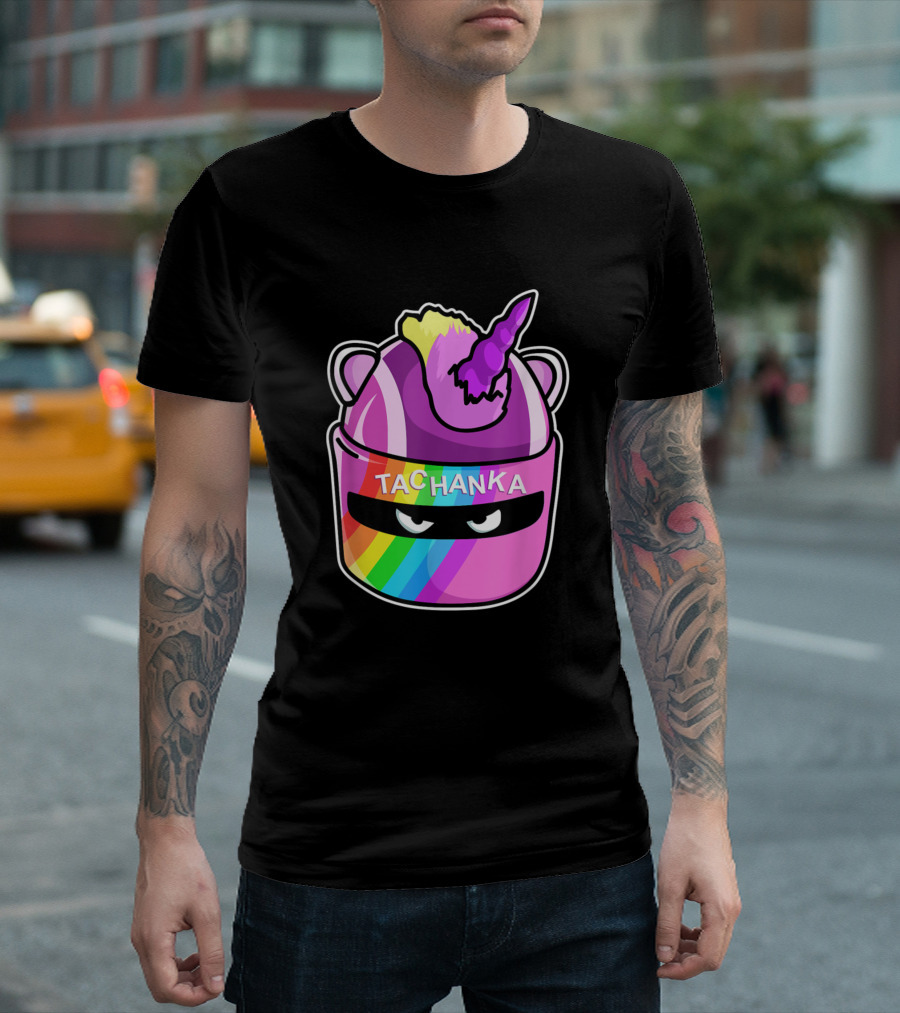 Tachanka Rainbow Unicorn Helmet Cartoon T-Shirt