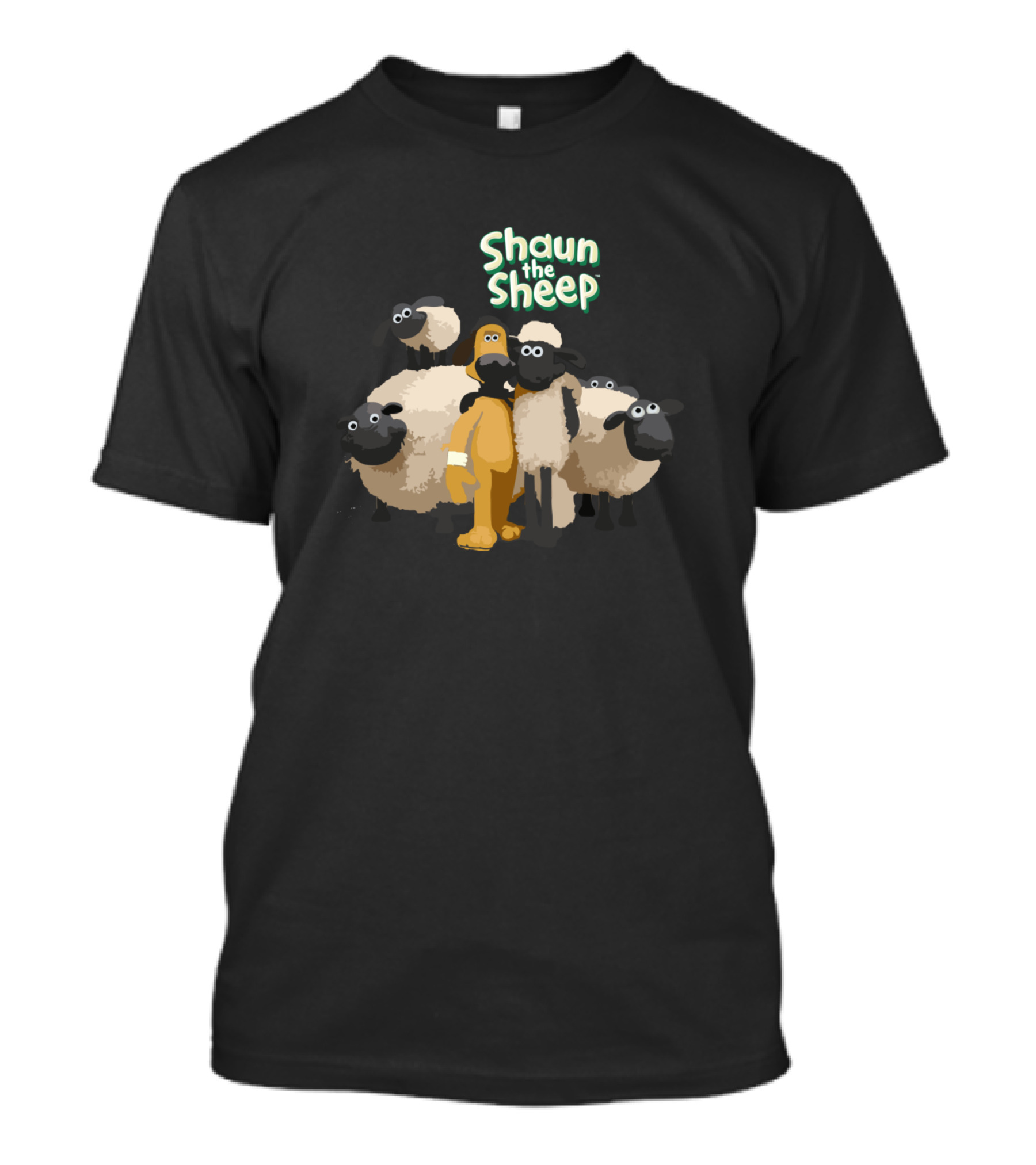 Shaun The Sheep And Friends Group Pose T-Shirt
