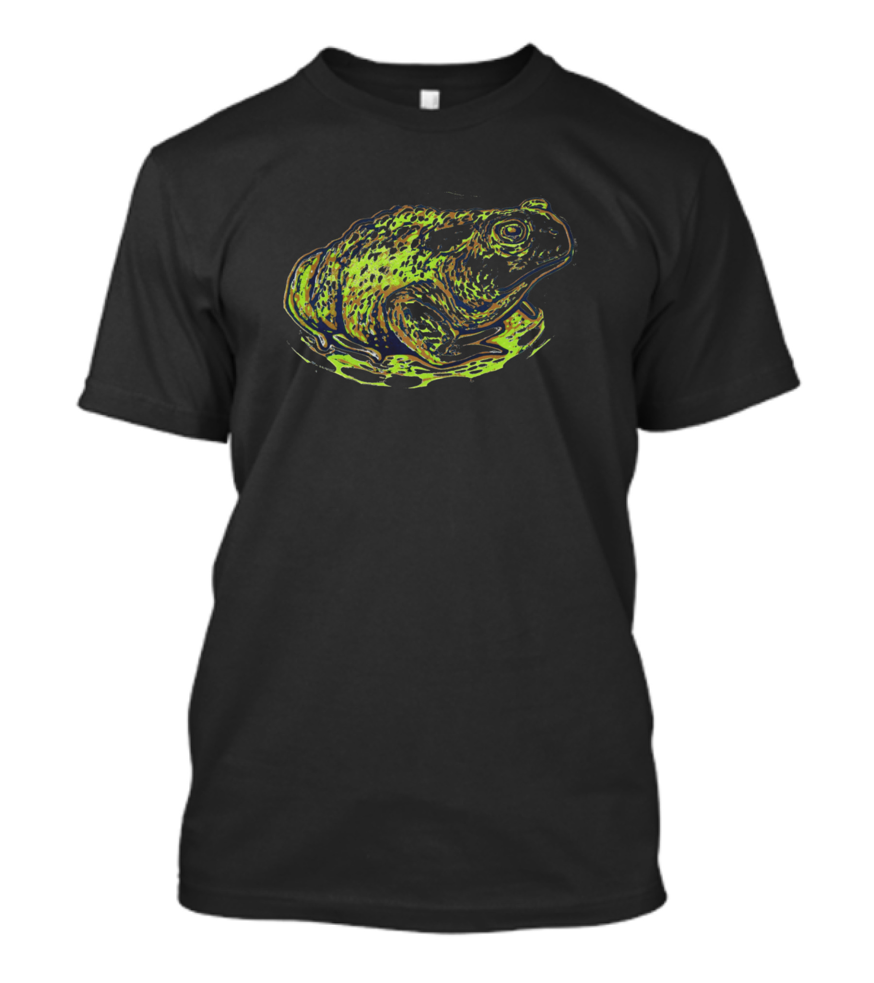Toad Neon Green Amphibian T-Shirt
