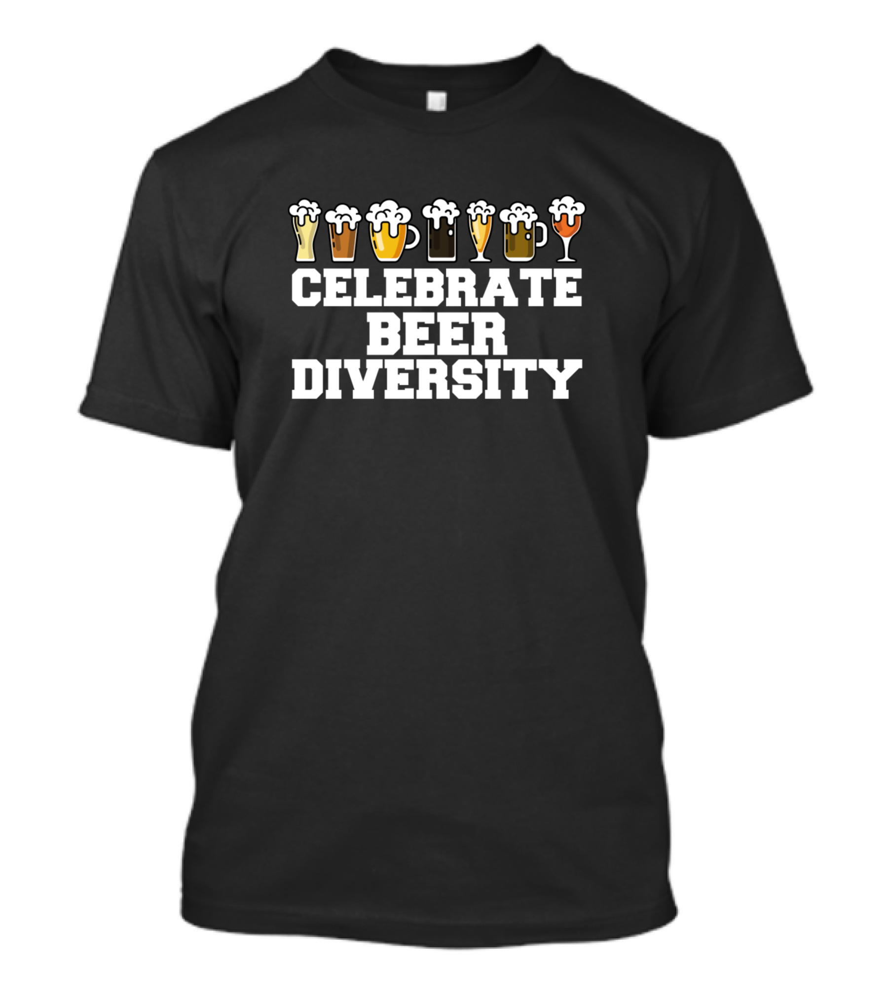 Celebrate Beer Diversity Oktoberfest Mugs And Glass Icons T-Shirt