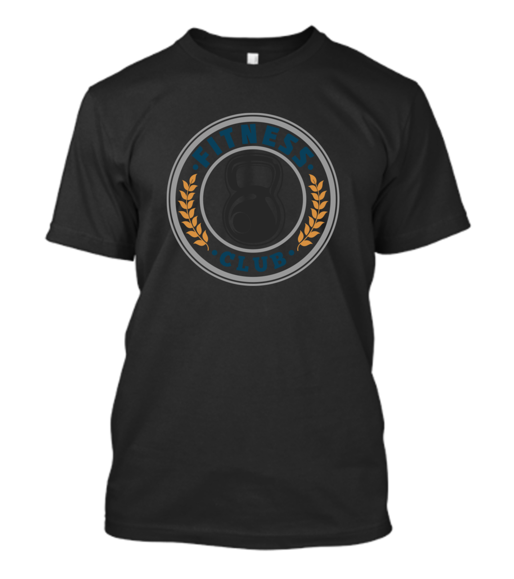 FITNESS CLUB Kettlebell Laurel Badge T-Shirt