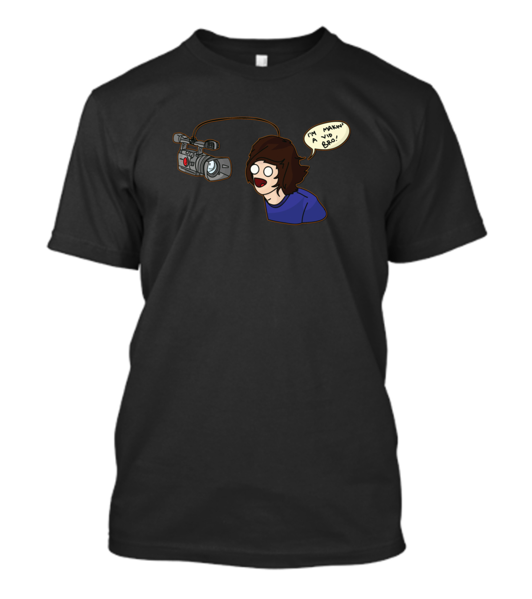 Maxmoefoe I'm Makin' A Vid Bro Cartoon Videographer T-Shirt