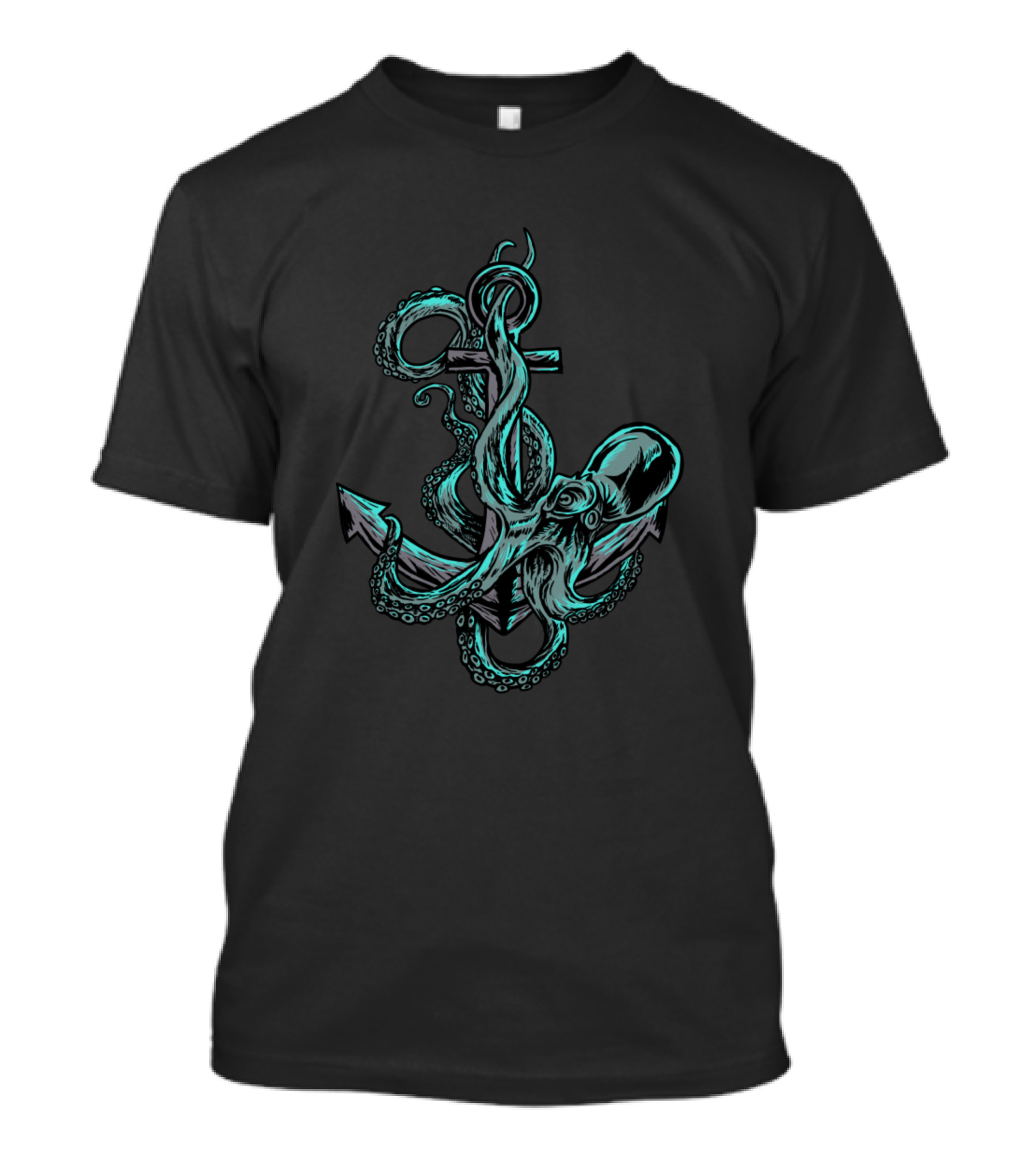 Octopus Anchor Nautical T-Shirt