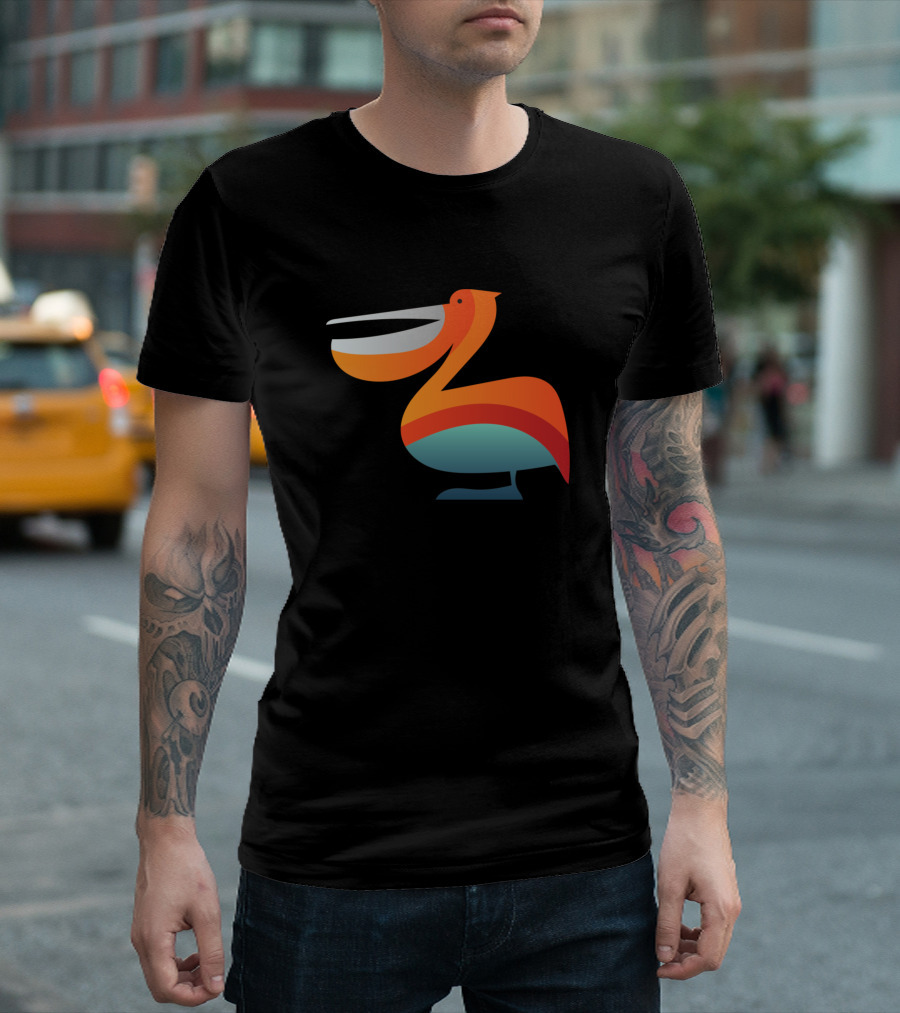 Pelican Gradient Modern T-Shirt