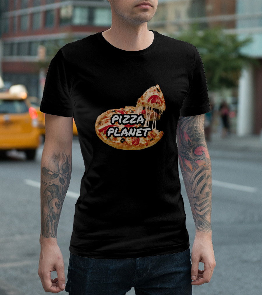 Pizza Planet Sliced Cheesy Delight T-Shirt