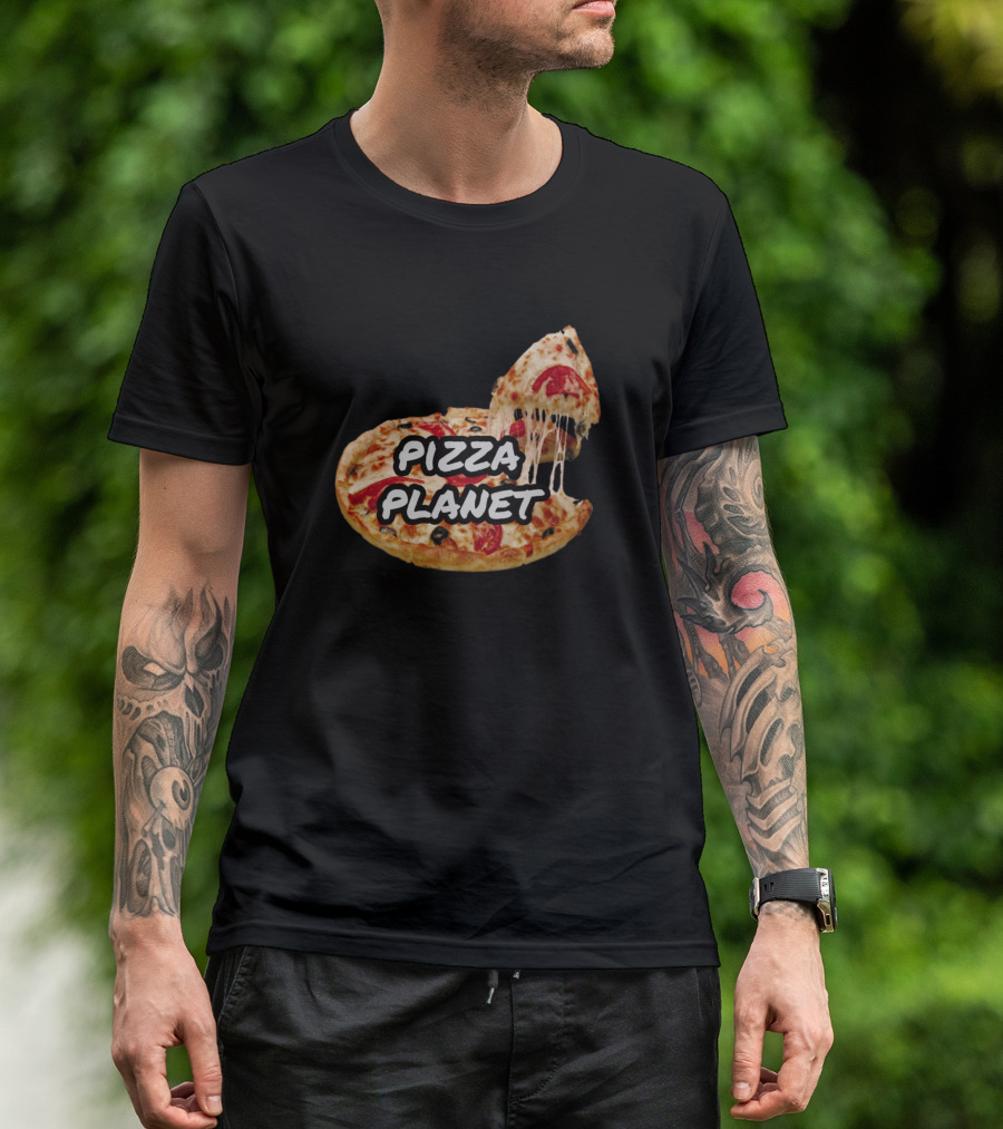Pizza Planet Sliced Cheesy Delight T-Shirt