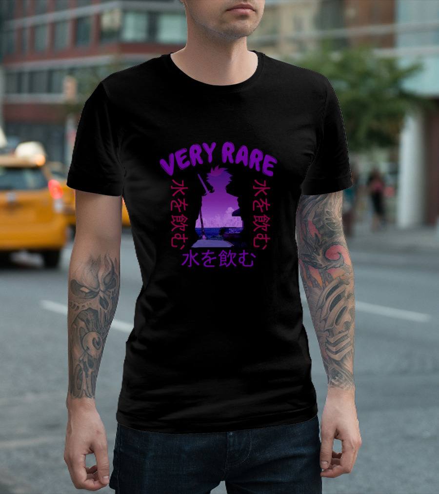Very Rare Japanese Vaporwave Aesthetic Silhouette With Kanji Elements T-Shirt