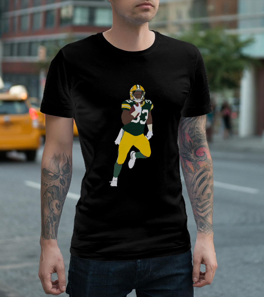Aaron Jones Green Bay Packers Running Back 33 T-Shirt