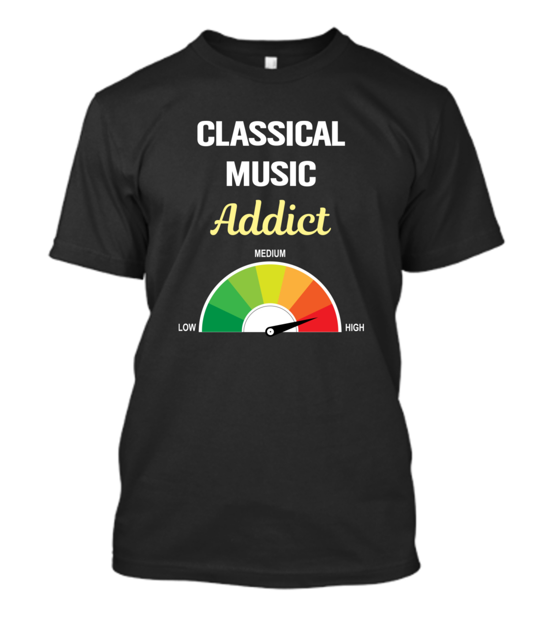 Classical Music Addict Gauge High Level T-Shirt