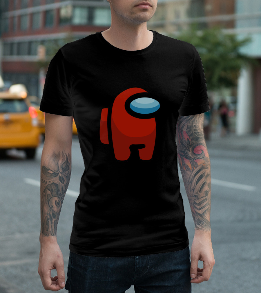 Among Us Video Game Character Red Crewmate T-Shirt