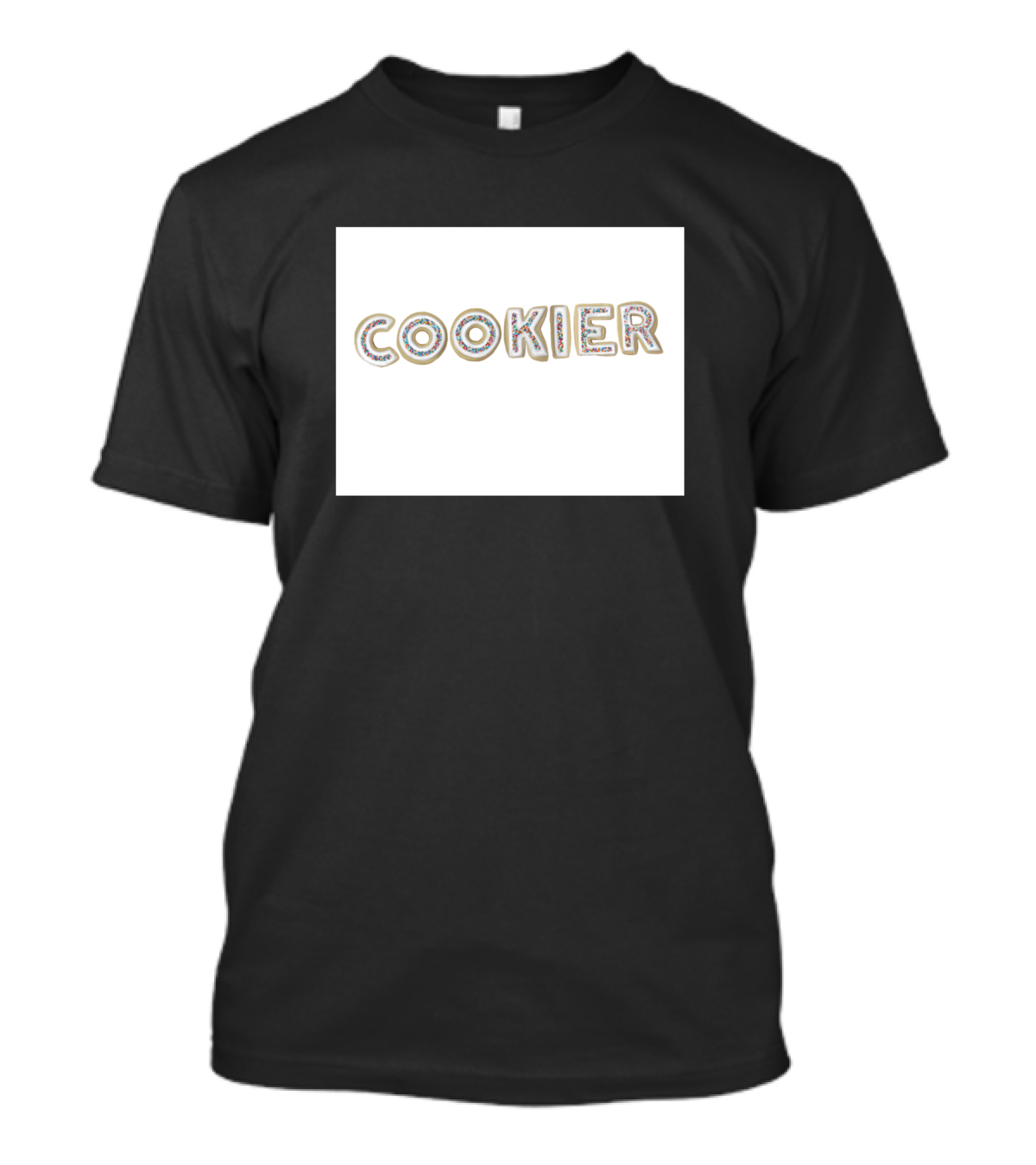 COOKIER Cookie Letters Colorful Sprinkles T-Shirt