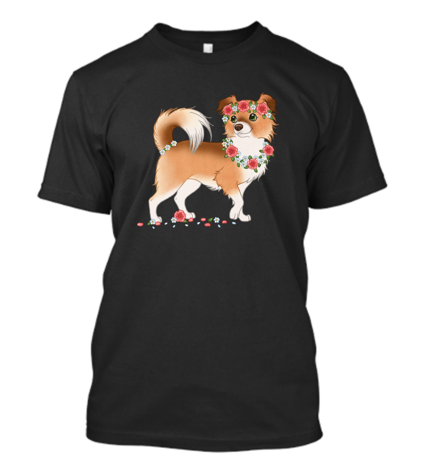 Dog Penny Chihuahua Flowers Chiwowy Girl Cute Chib T-Shirt