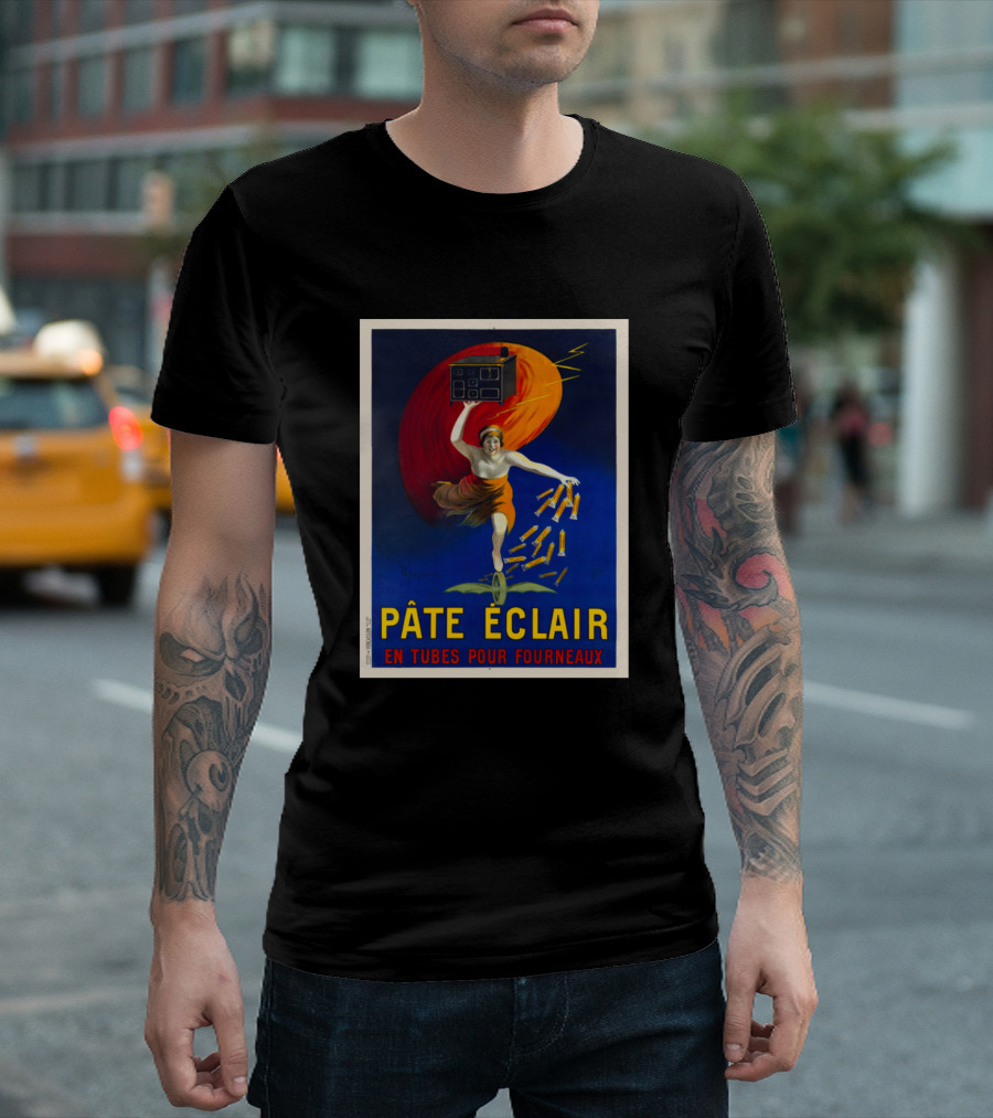 Pâte Éclair En Tubes Pour Fourneaux Vintage Advertising 1912 T-Shirt