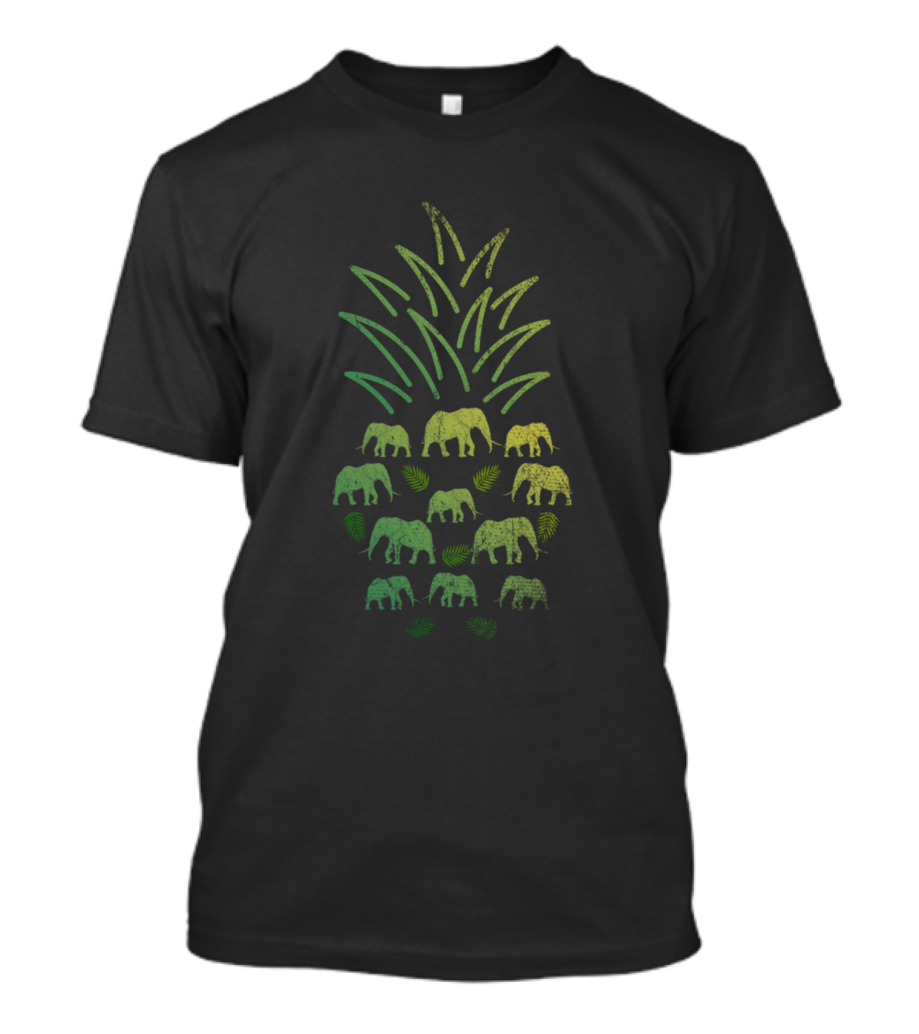 Retro Elephant Pineapple T-Shirt