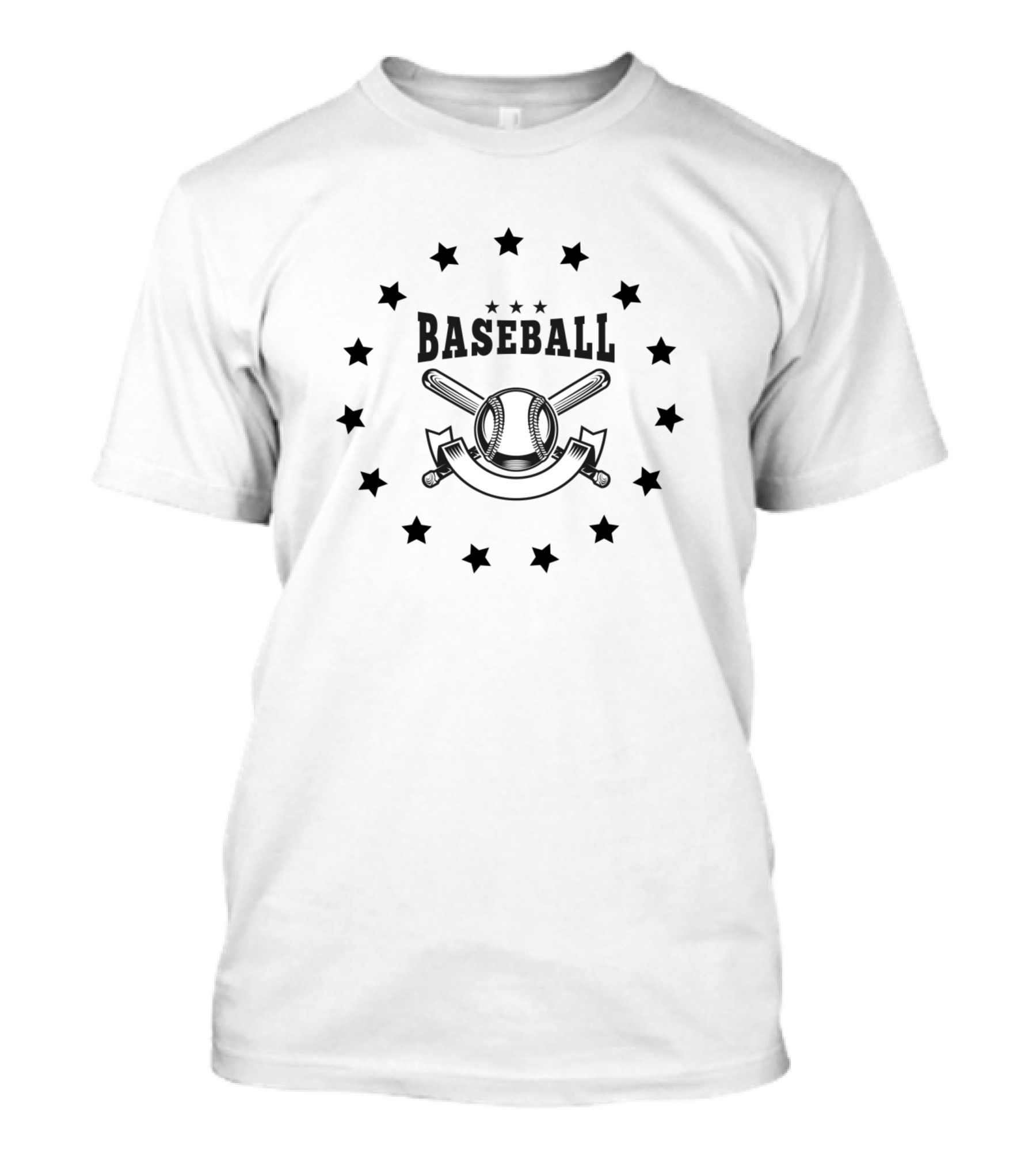 Baseball Stars Galaxy Emblem T-Shirt