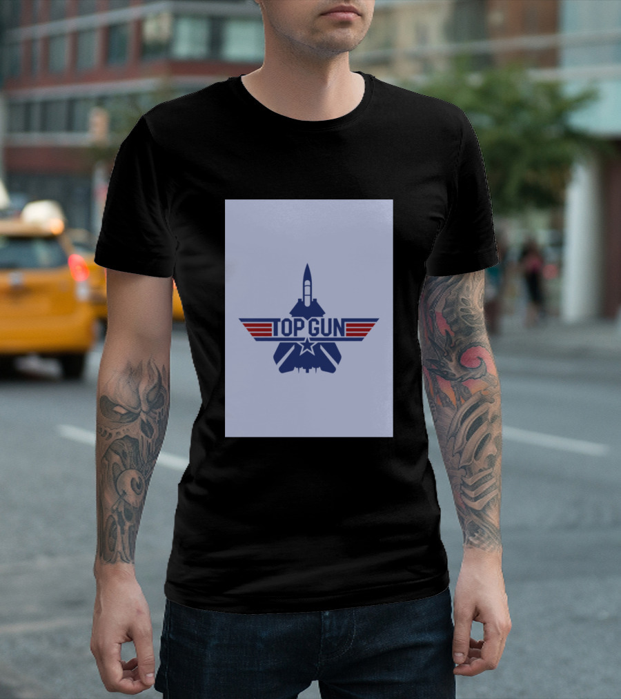 Top Gun Fighter Jet Emblem Classic T-Shirt