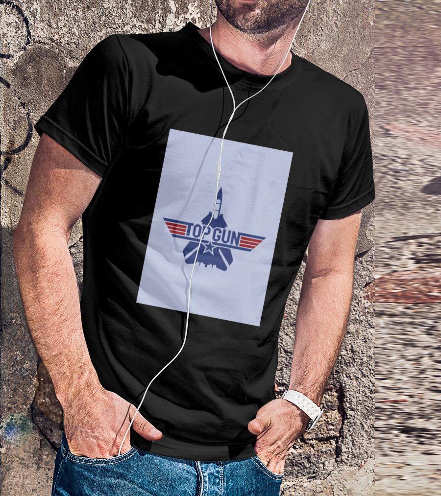 Top Gun Fighter Jet Emblem Classic T-Shirt