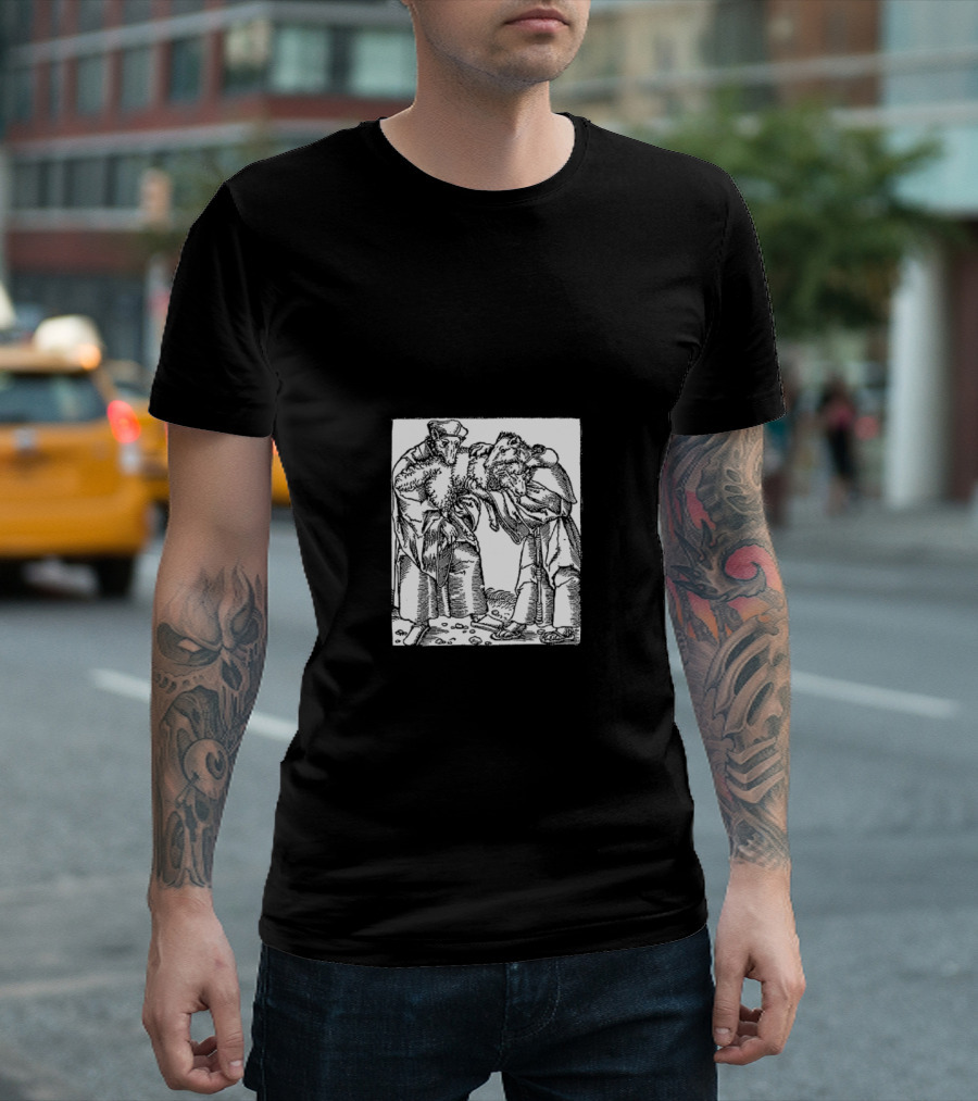 Wie Man Die Falschen Propheten Erkennen Urbanus Rhegius M D XXXIX Woodcut Vintage T-Shirt