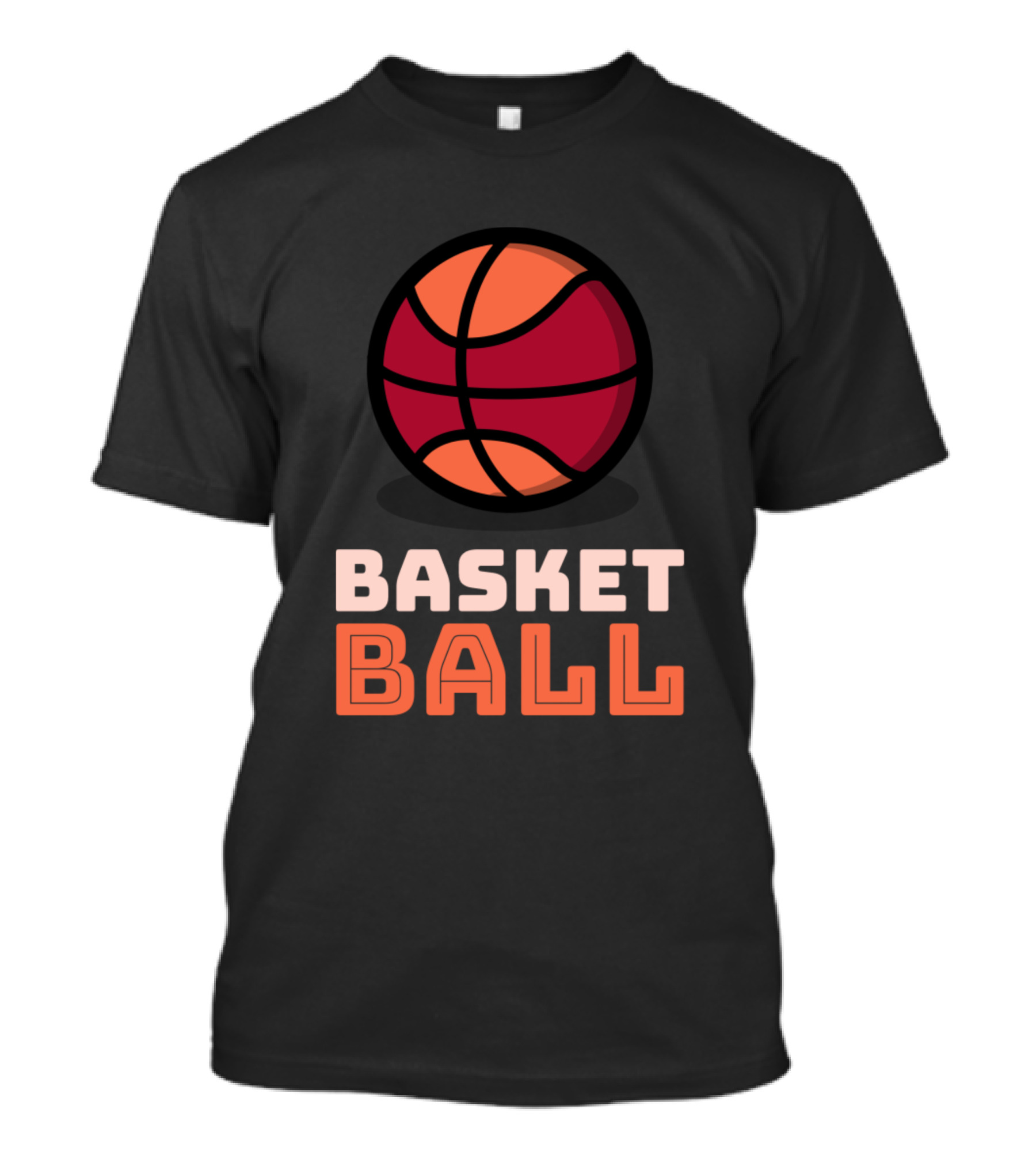 BASKET BALL Basketball Image T-Shirt