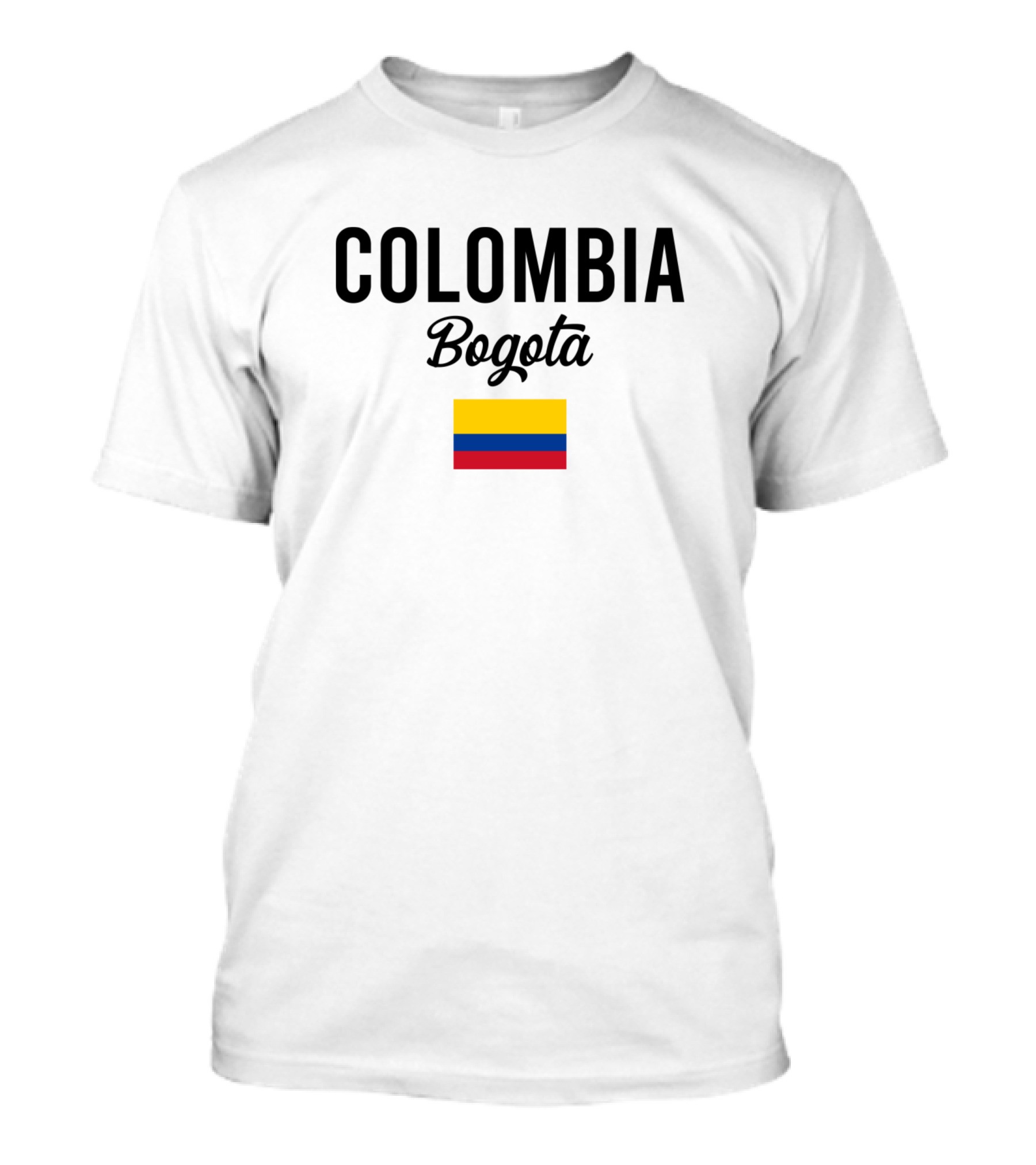 Colombia Bogota Flag Travel T-Shirt