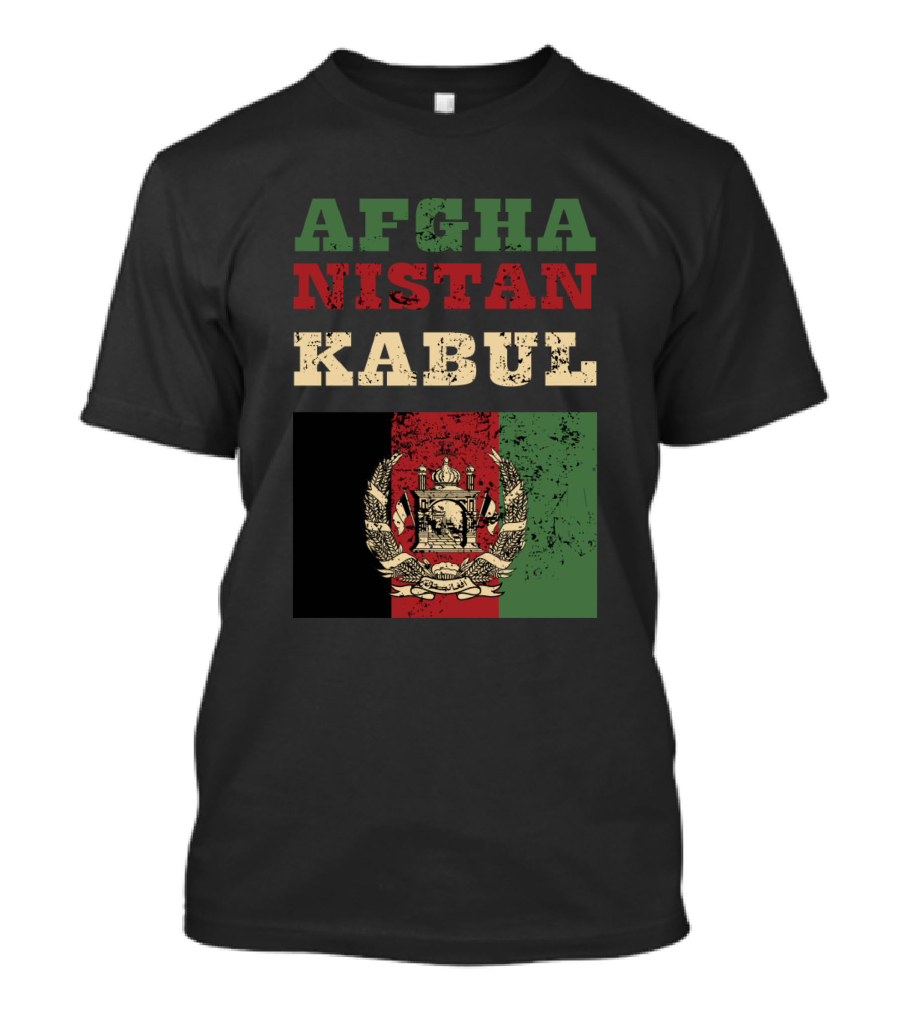 AFGHANISTAN KABUL Flag T-Shirt