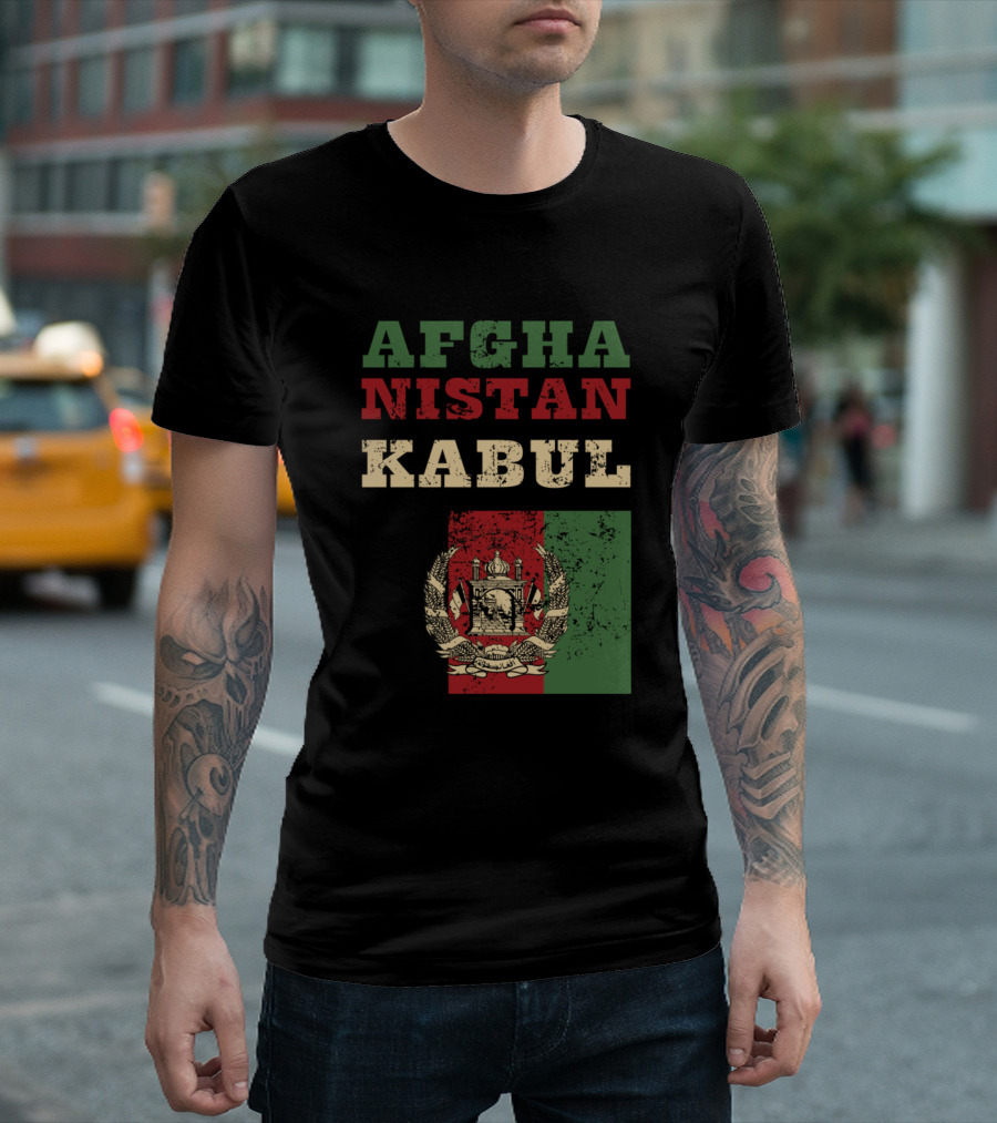 AFGHANISTAN KABUL Flag T-Shirt