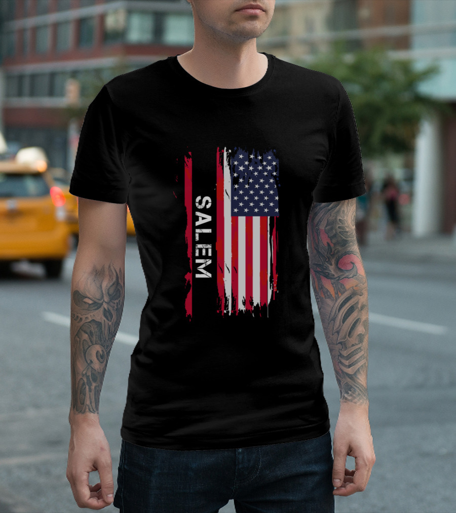 Salem USA Flag T-Shirt