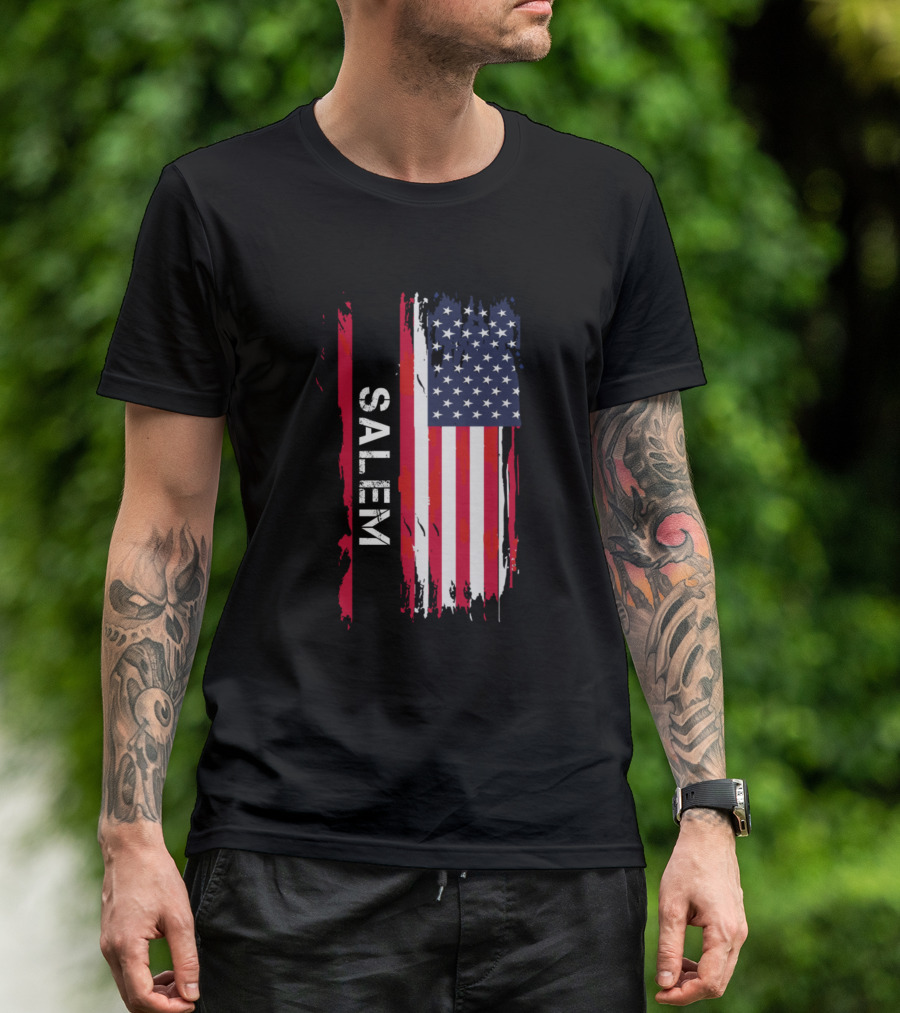 Salem USA Flag T-Shirt