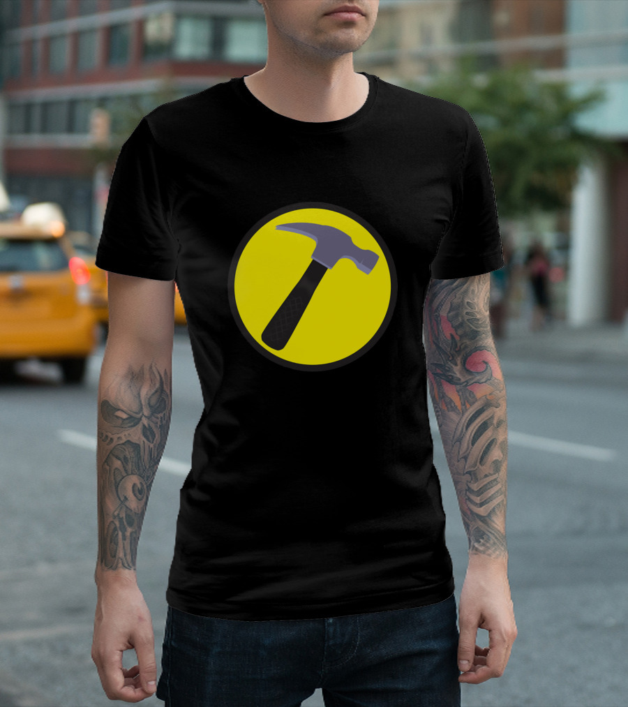 Captain Hammer Yellow Circle T-Shirt