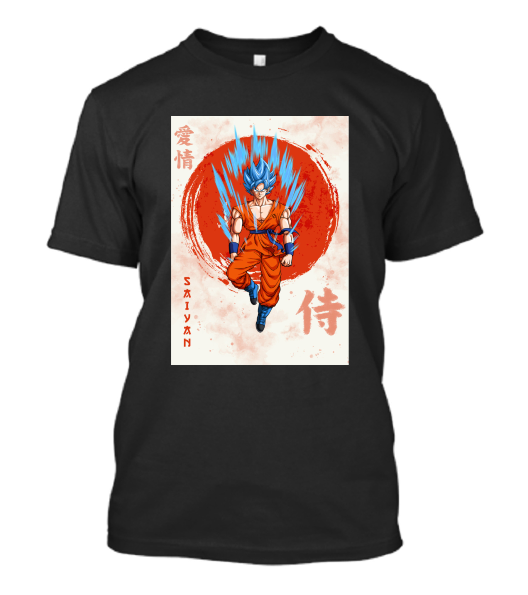 Saiyan Samurai Goku Japanese T-Shirt