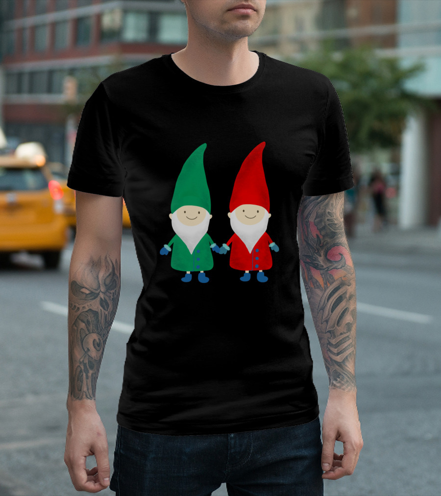 Santa's Workshop Gnome Pair T-Shirt