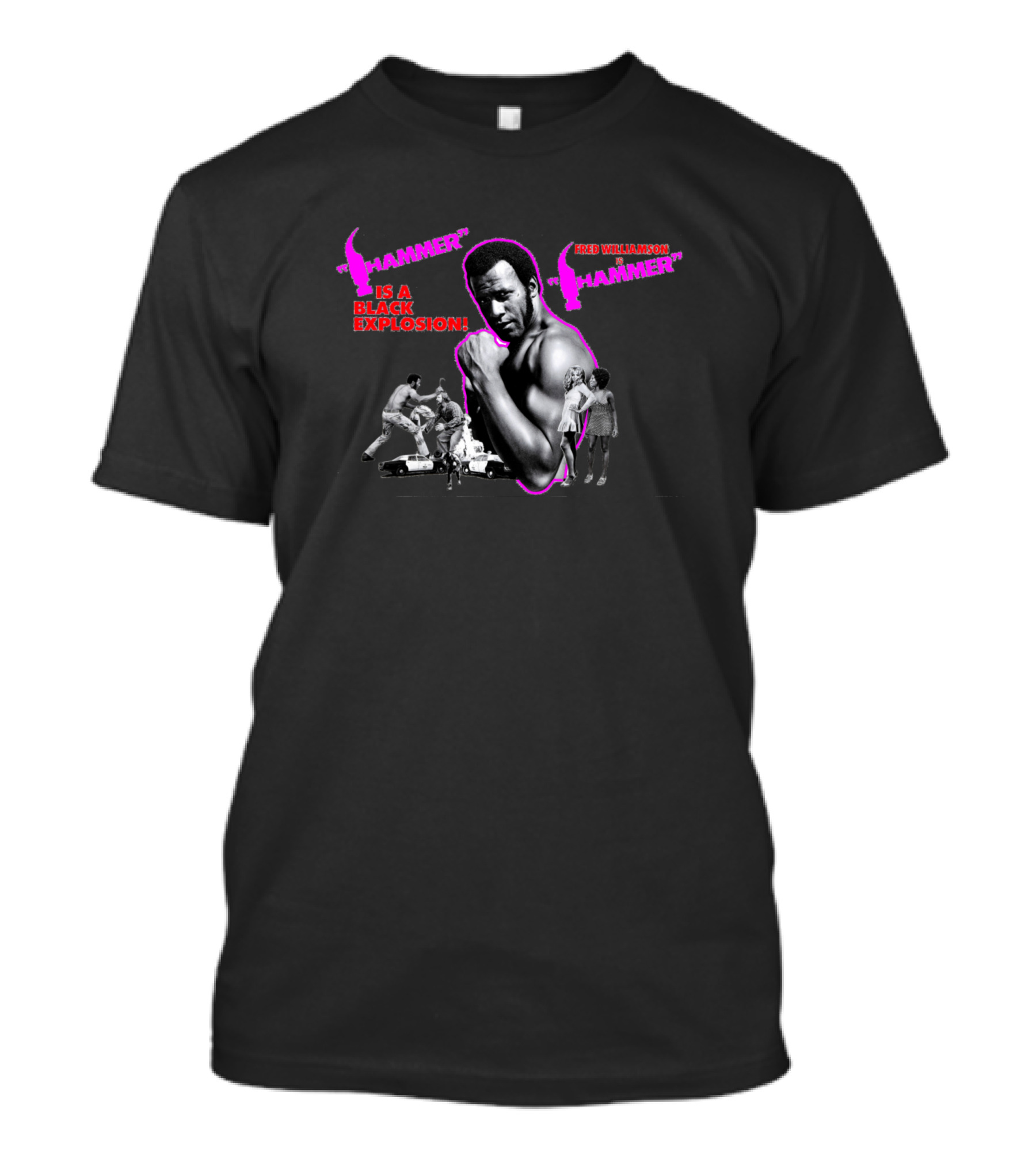 Fred Williamson Hammer Is A Black Explosion T-Shirt