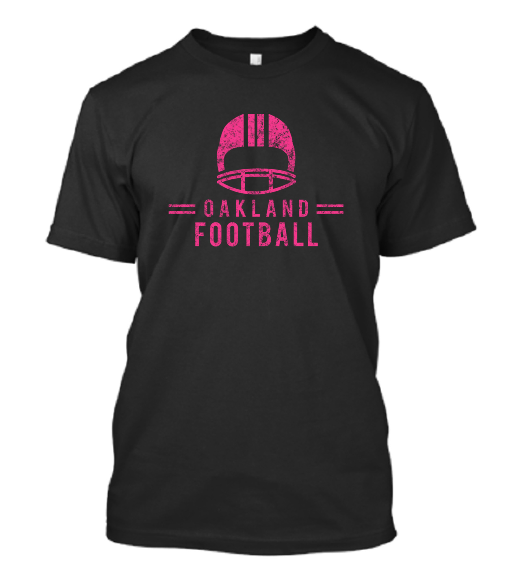 Oakland Football Breast Cancer Awareness Fan Family T-Shirt