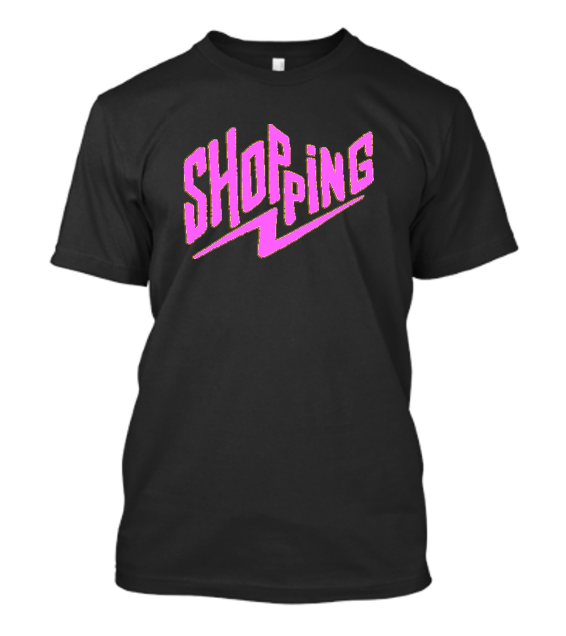 SHOPPiNG Lettering Calligraphy Text Arts T-Shirt