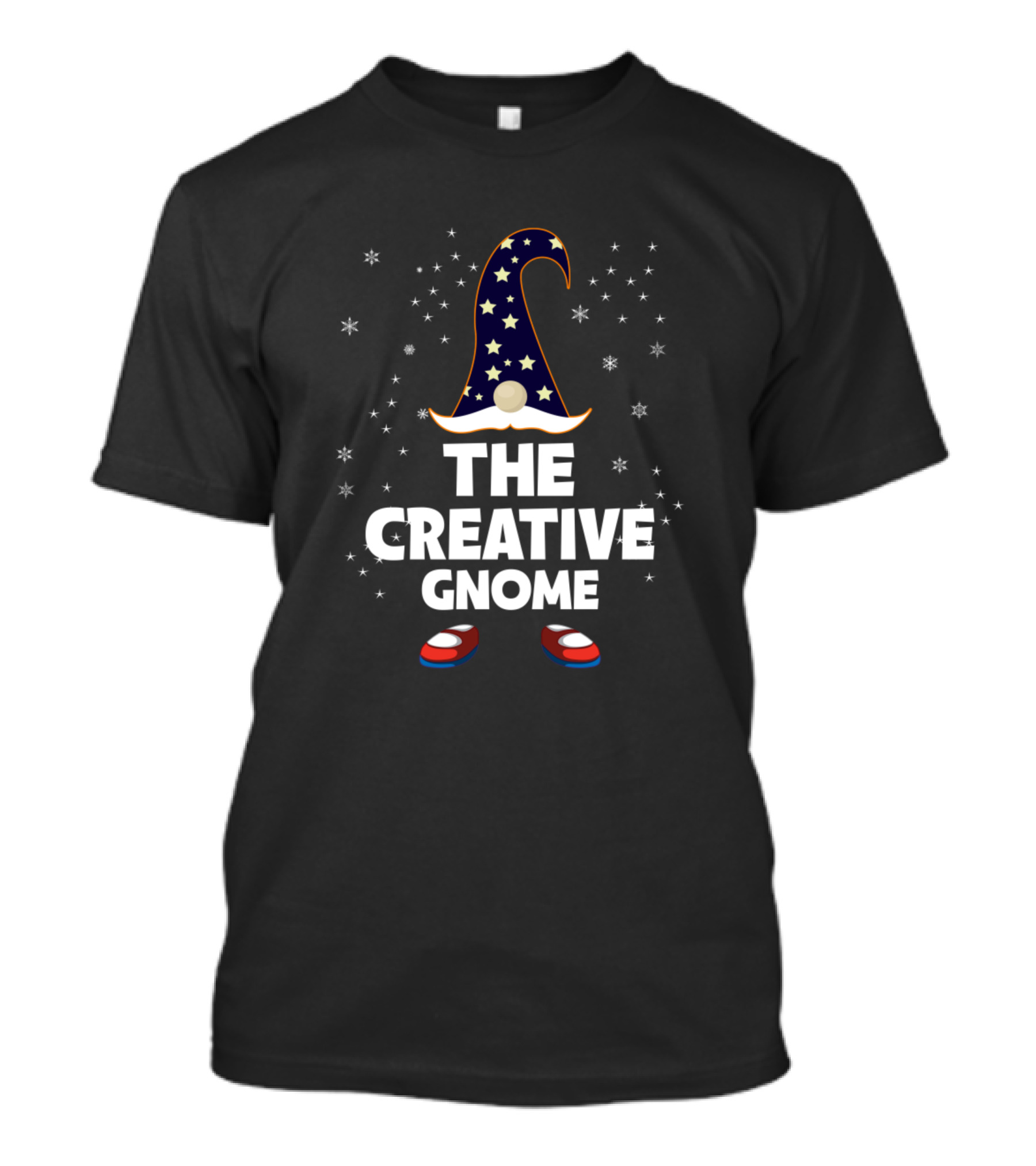 THE CREATIVE GNOME Stars Hat Magic T-Shirt