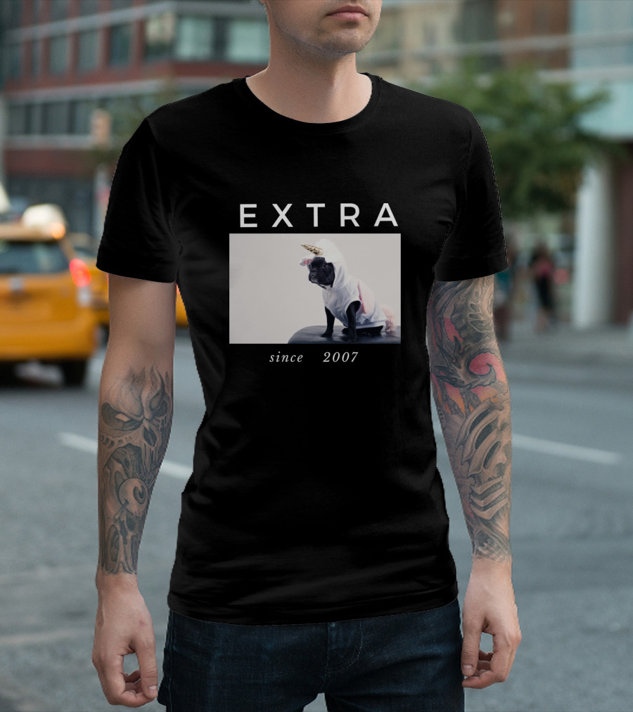 EXTRA Since 2007 Unicorn Dog T-Shirt