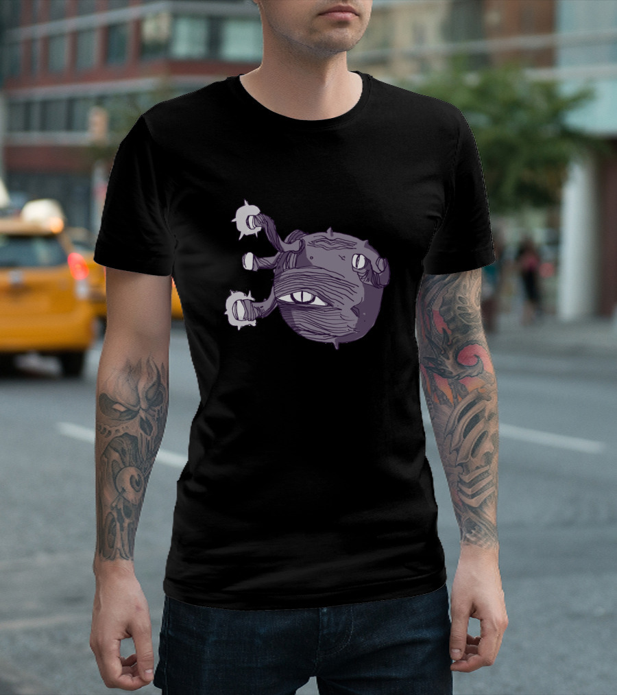 Gator Man Eyeball Creature Fantasy Gaze T-Shirt