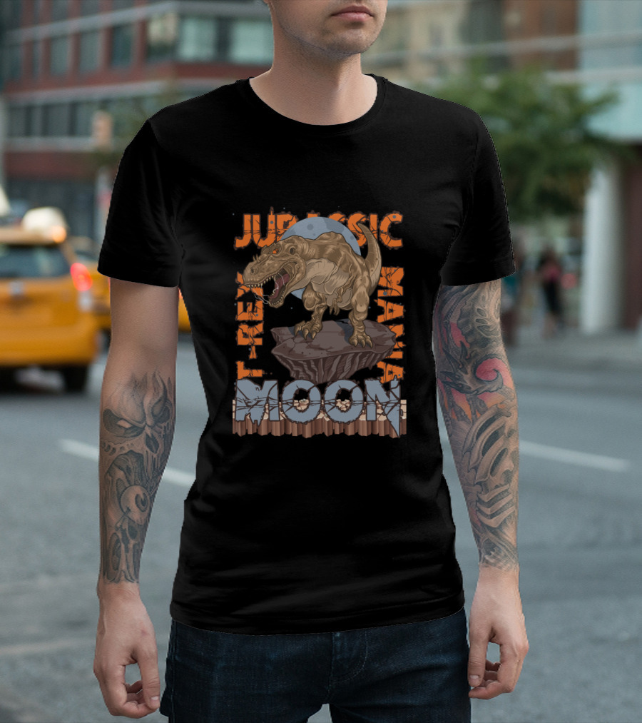 Jurassic Moon T-Rex Mania T-Shirt