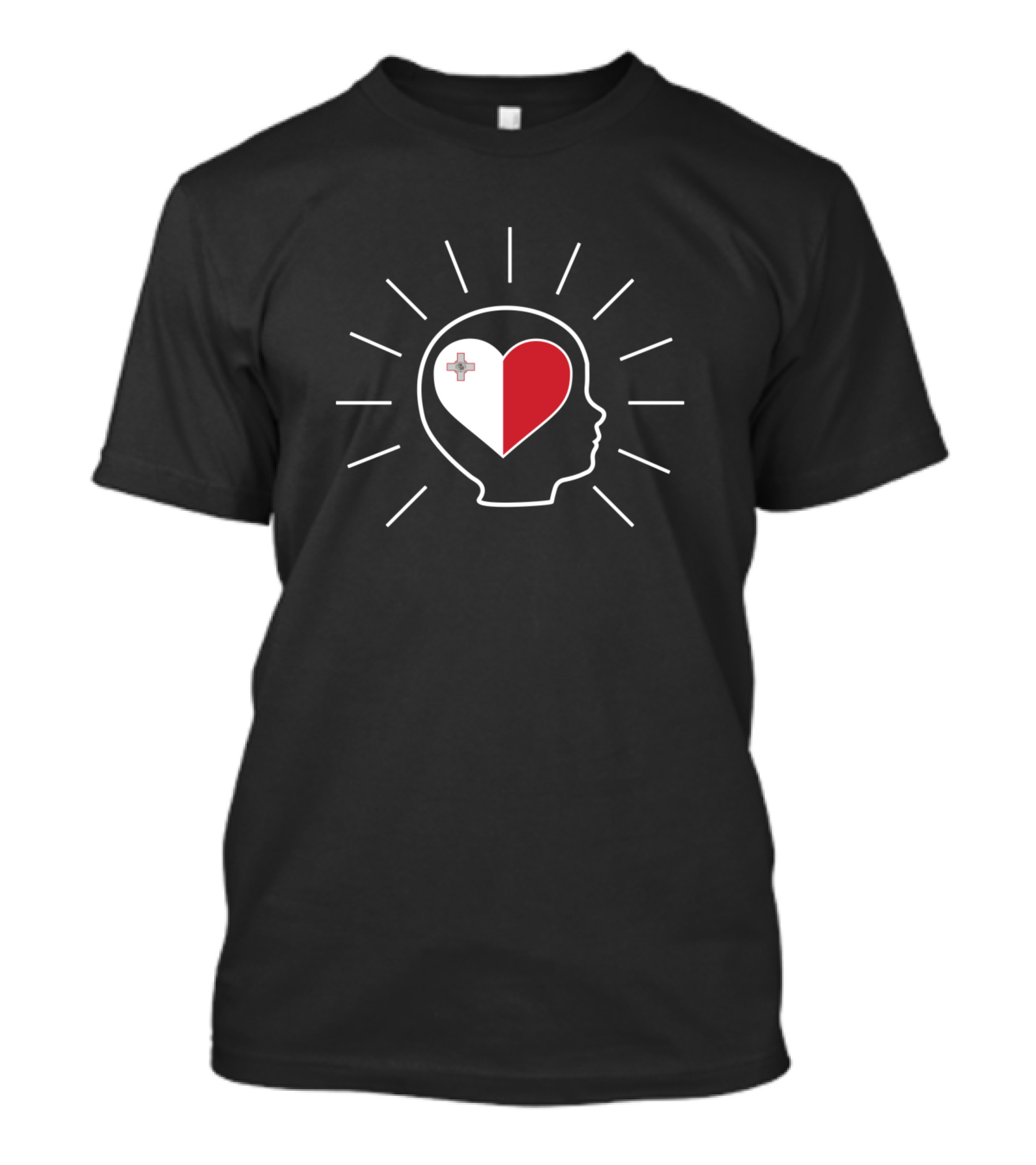 Malta Love Heart With Flag In Child T-Shirt