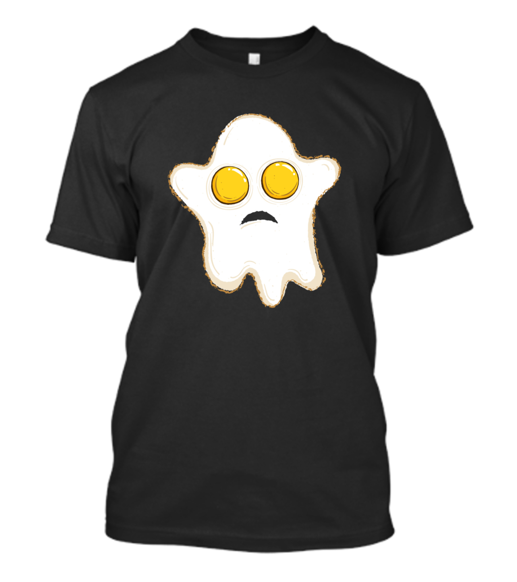 Spooky Breakfast Ghost Egg Eyes T-Shirt