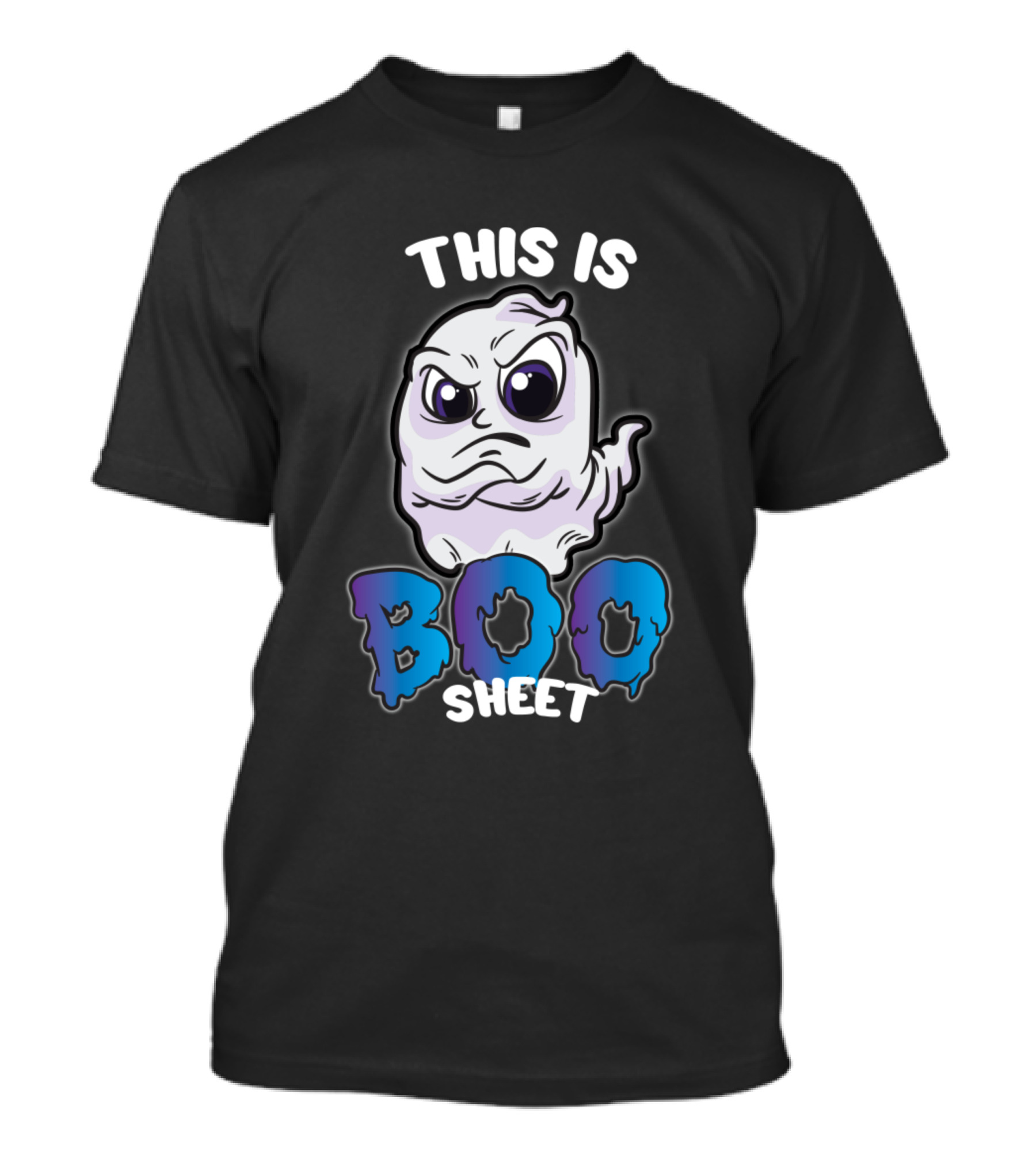 THIS IS BOO SHEET Ghost Expression Halloween Humor T-Shirt