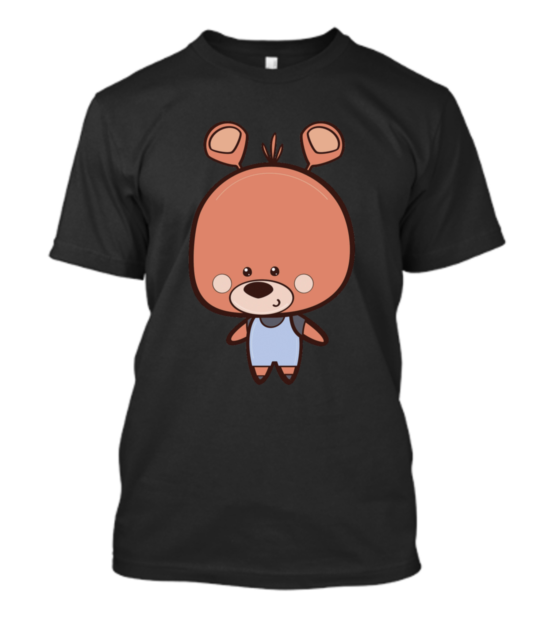 Cute Bear In Overalls T-Shirt
