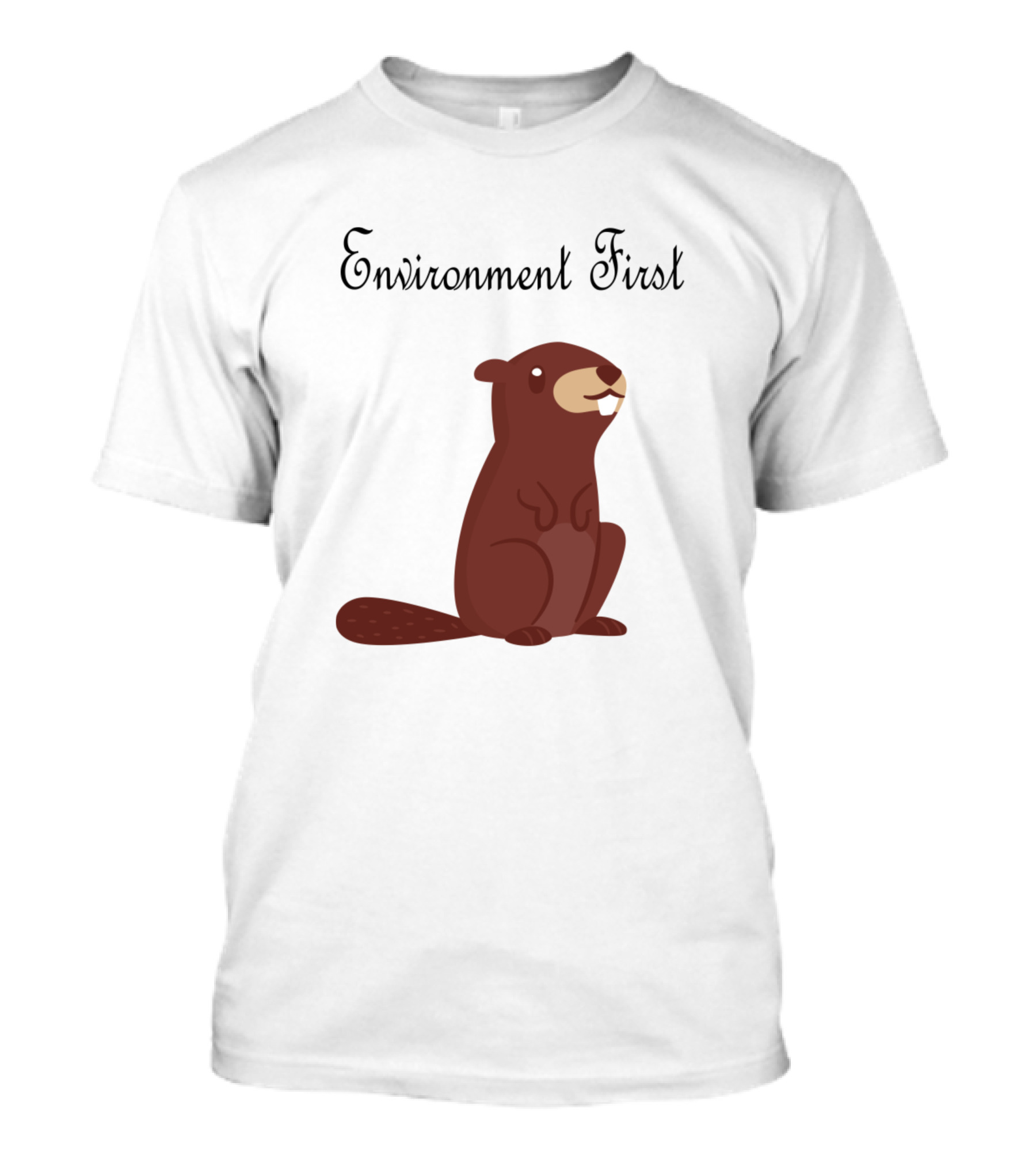 Environment First Bieber Rettet Die Umwelt T-Shirt