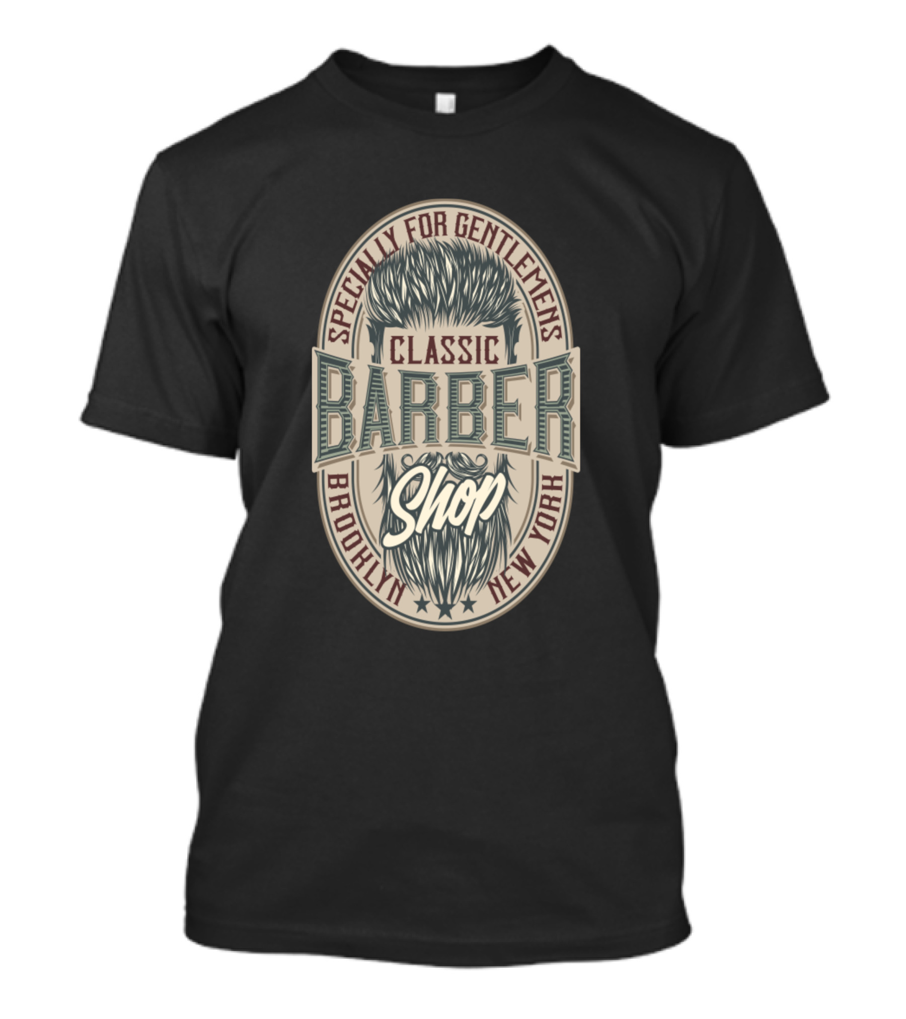 Specially For Gentlemen's Classic Barber Shop Brooklyn New York T-Shirt
